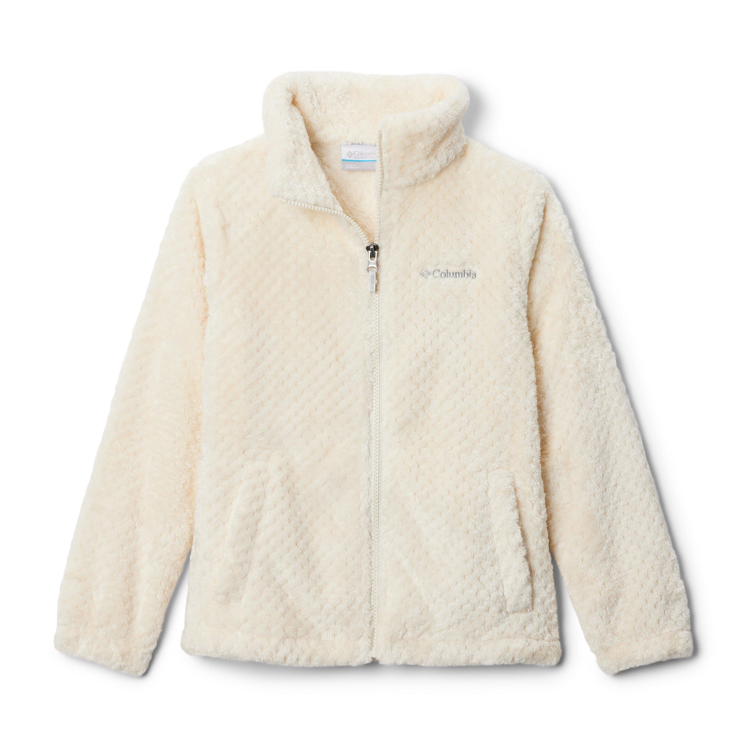 Columbia Girls Fire Side Fleece Juniors - Chalk - 11-12 (L)
