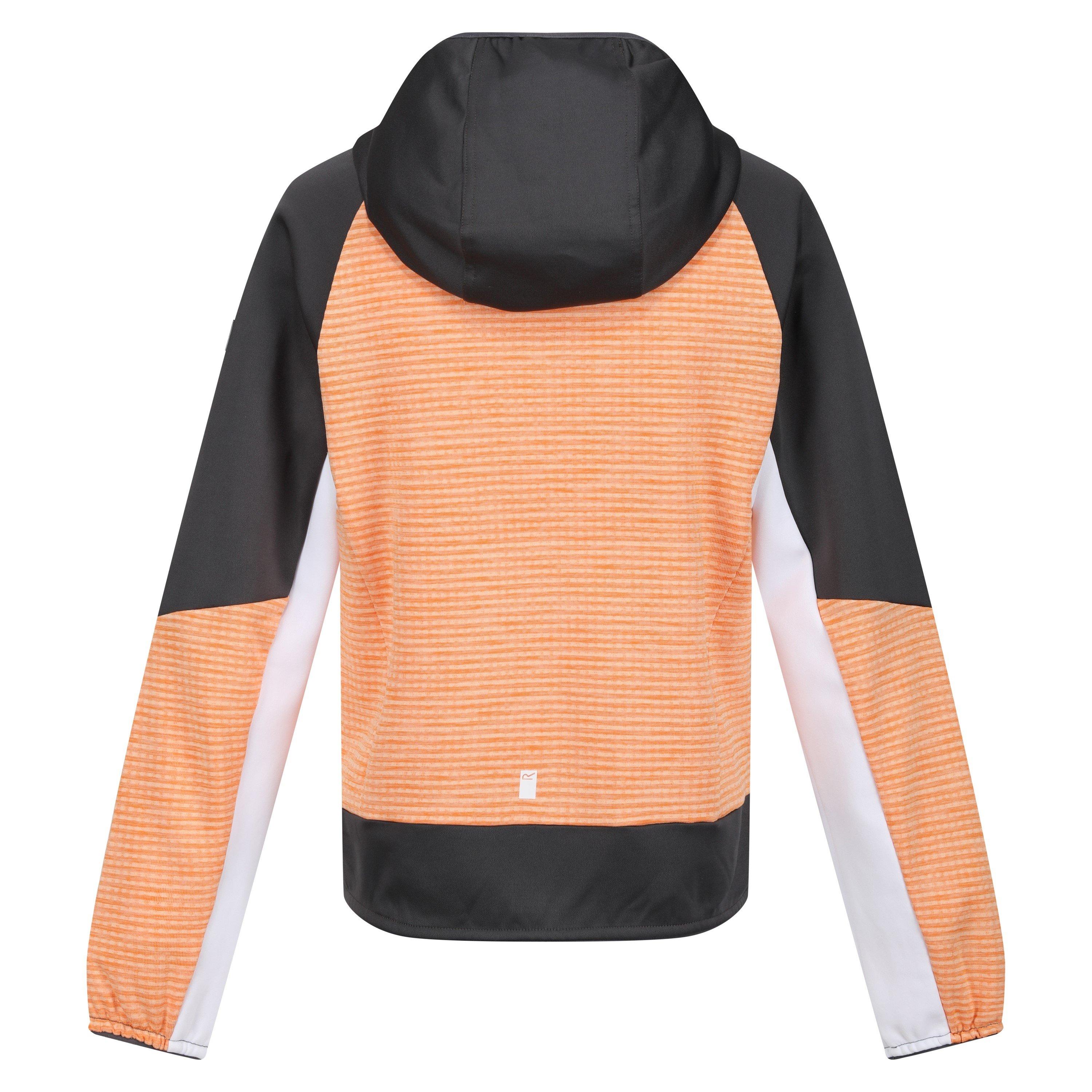 QuiGrn/SlGry - Regatta - Unisex Kids' Prenton Lightweight Weather Resistant Softshell Jacket - 3