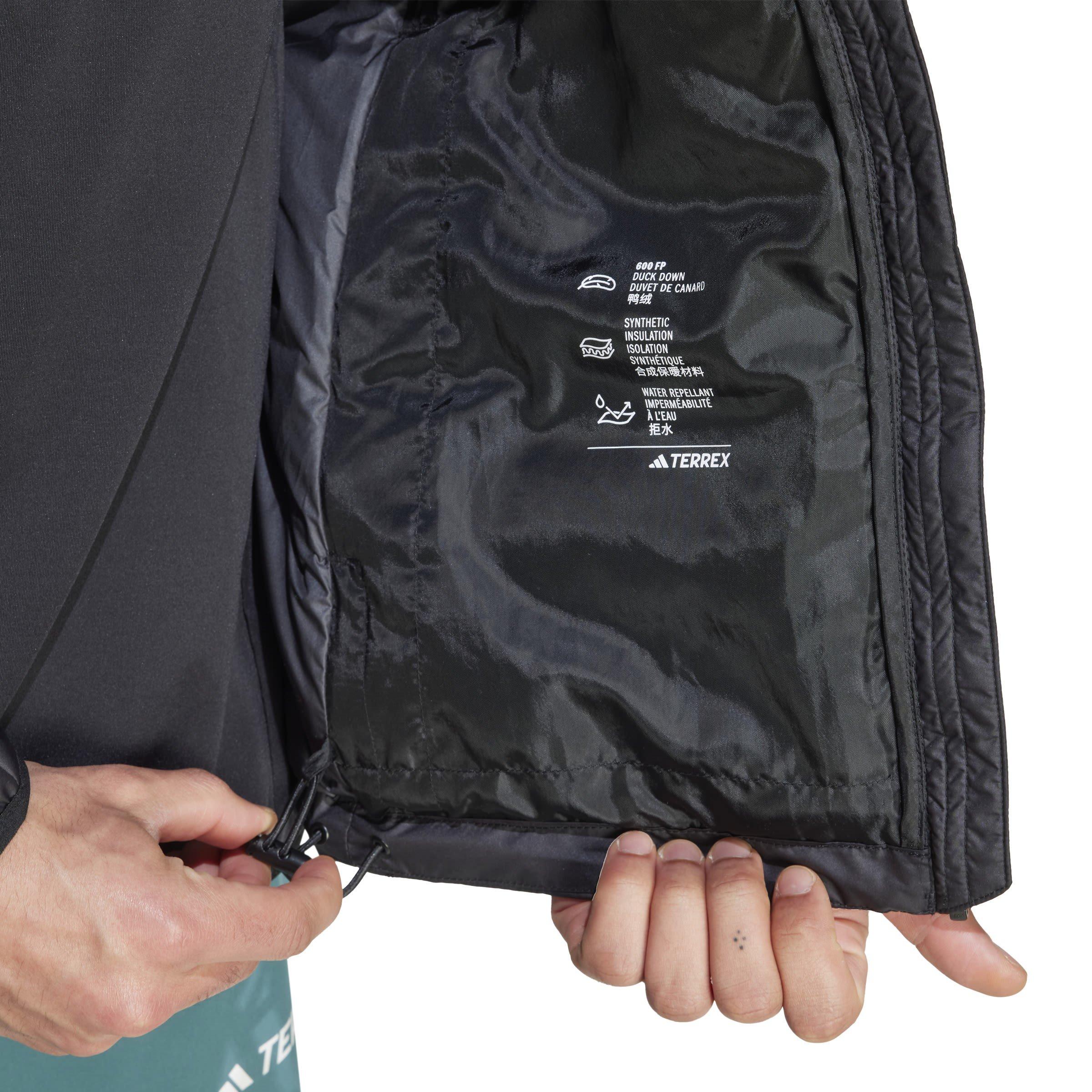 Nero - adidas - Terrex Multi Light CLIMAWARM Hooded Down Jacket - 6