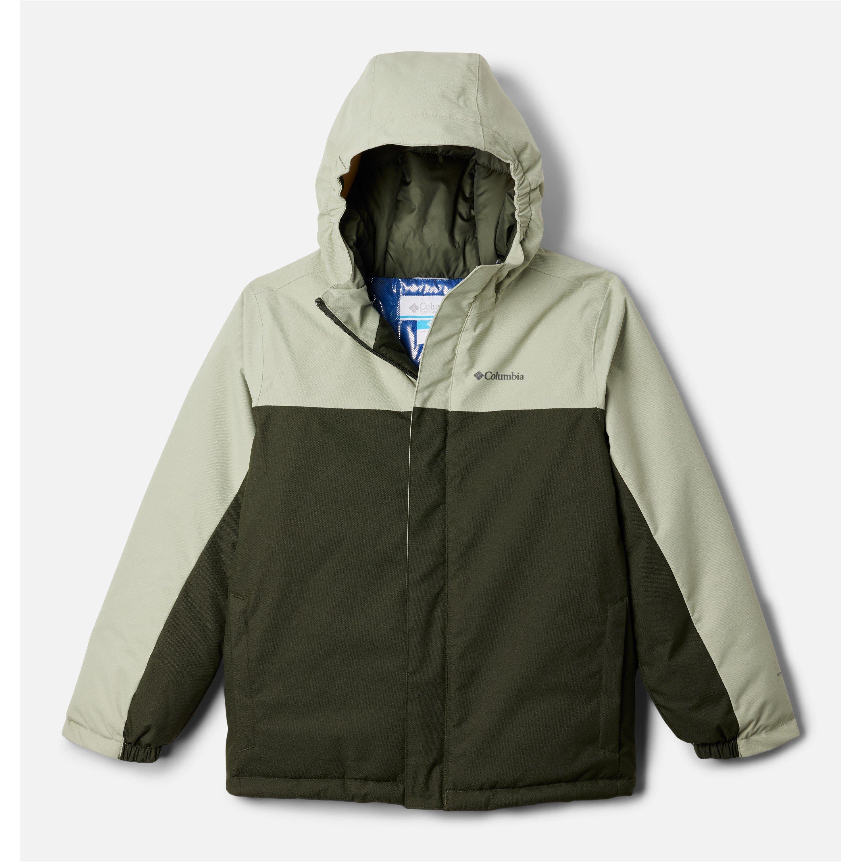 Columbia Boys Kids' Hikebound Waterproof Insulated Puffer Jacket - Black/Green - 9-10 (M)