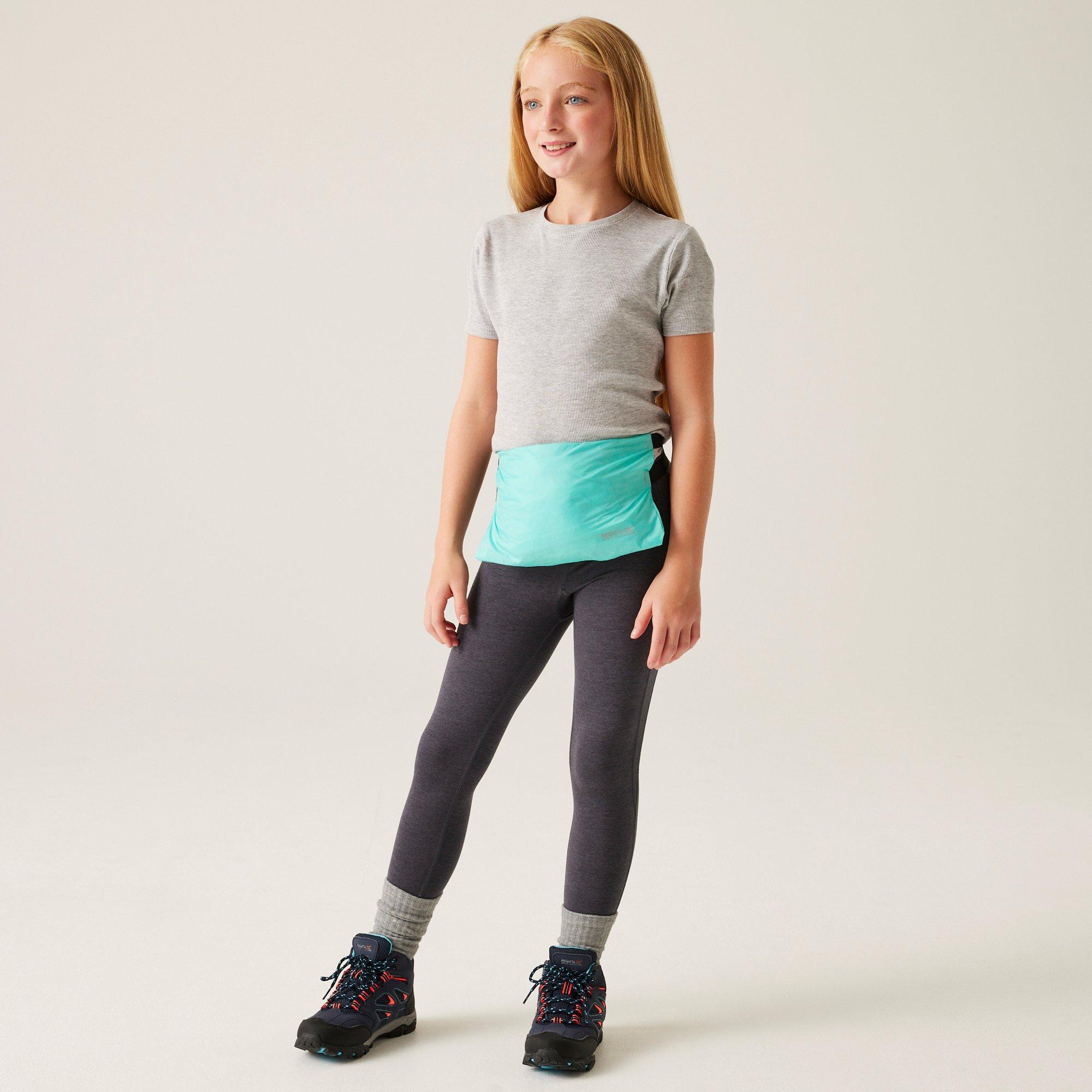 Aruba Blue - Regatta - Kids Lever II Packable Reflective Long Sleeve Waterproof Jacket - 6