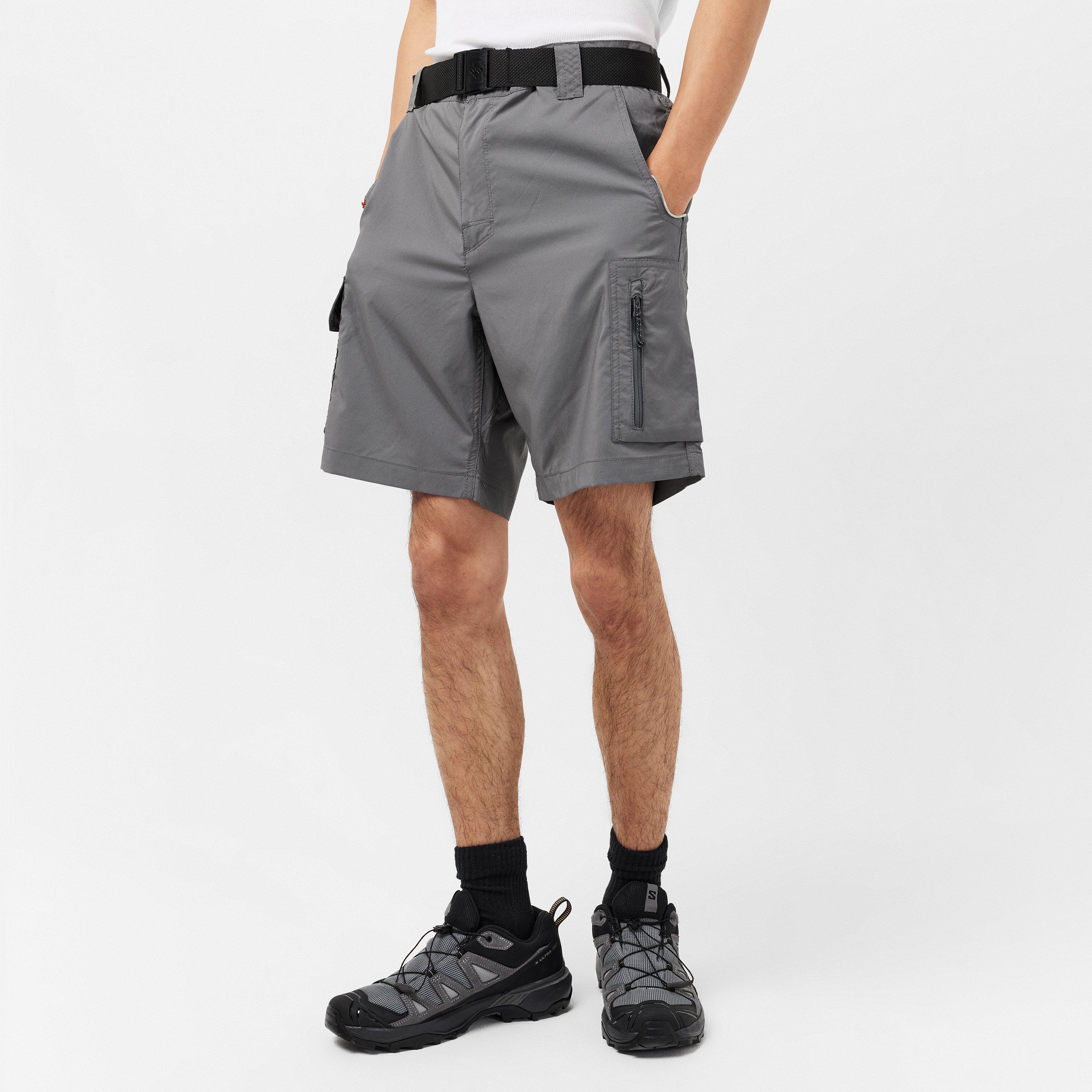 Grey - Columbia - Silver Ridge Utility Walking Shorts Mens - 3