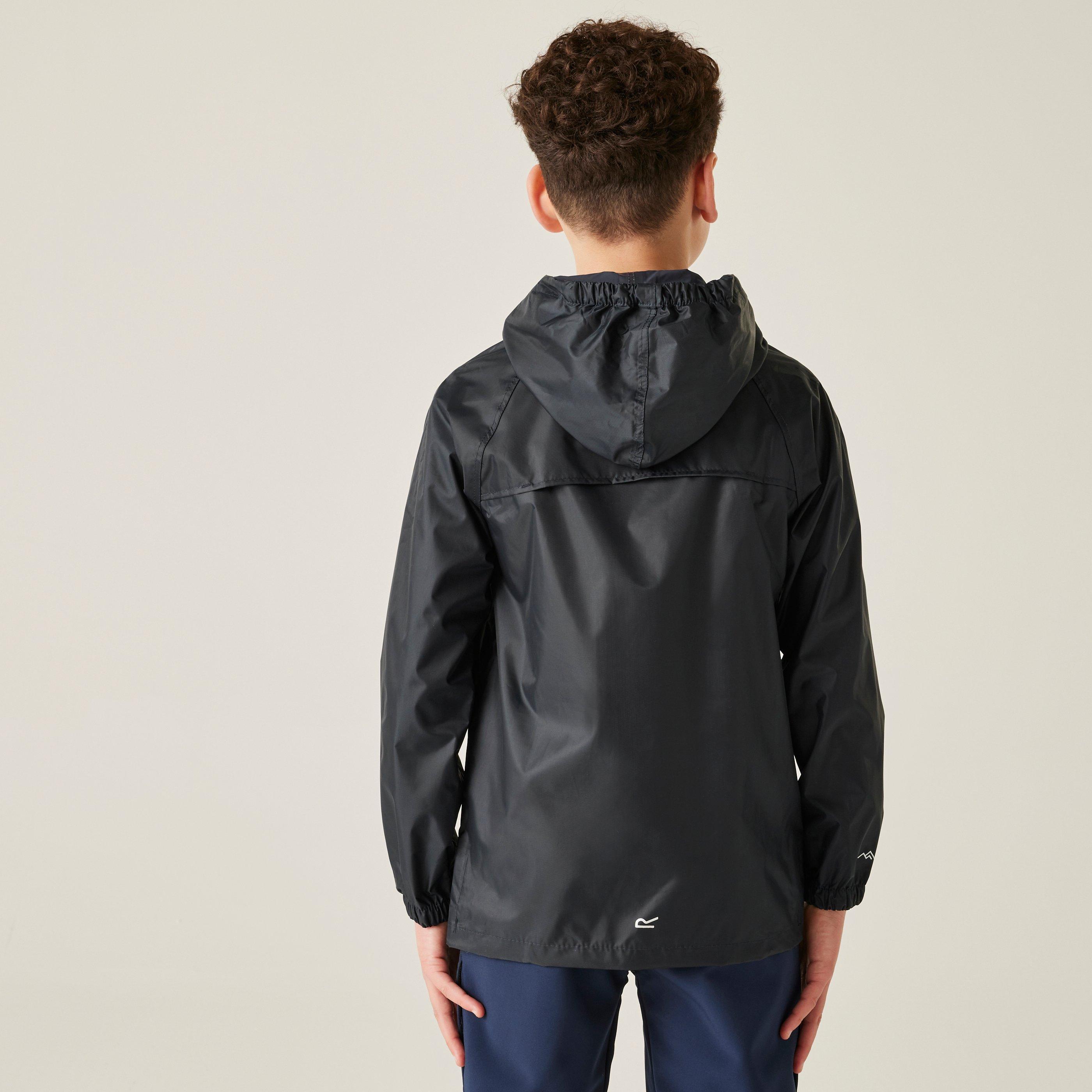 Navy - Regatta - Unisex Kids' Waterproof Jacket - 2