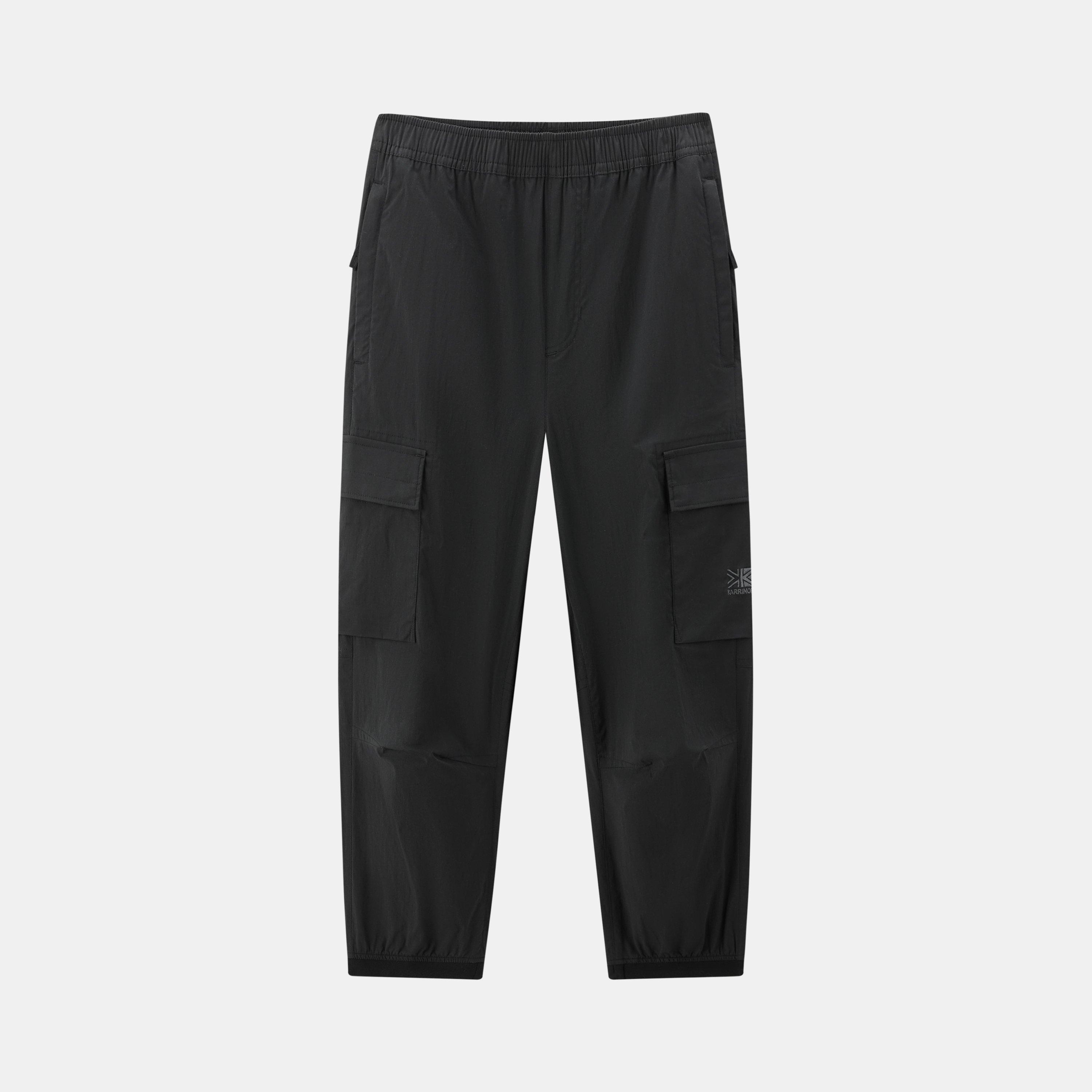 Black - Karrimor - Kids' Light Cargo Cotton Walking Trousers - 1