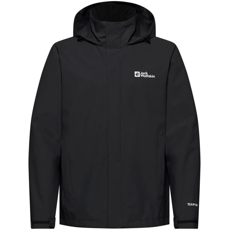 Jack Wolfskin Men's Trailtime Breathable Waterproof Jacket - Black - 2X Large