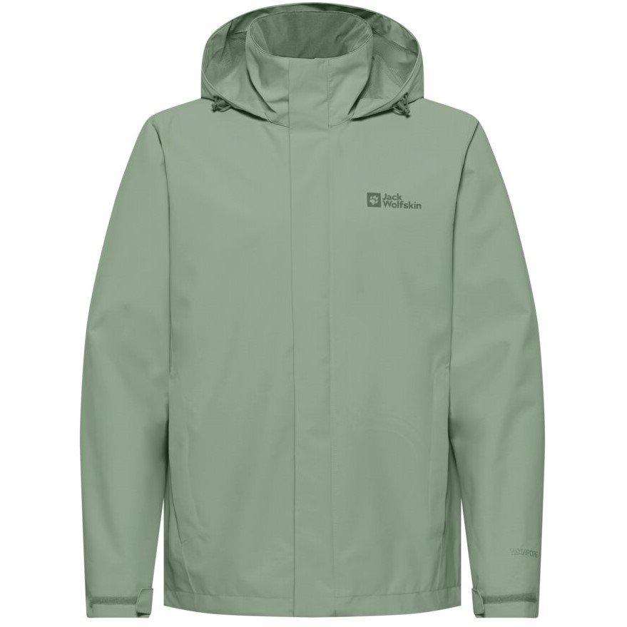 Jack Wolfskin Men's Trailtime Breathable Waterproof Jacket - Eucalyptus - 2X Large