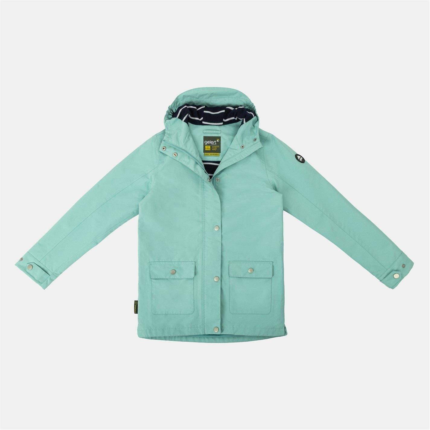 Vert sauge - Gelert - Girls Coast Hooded Stormlite 5000mm Waterproof Jacket - 1