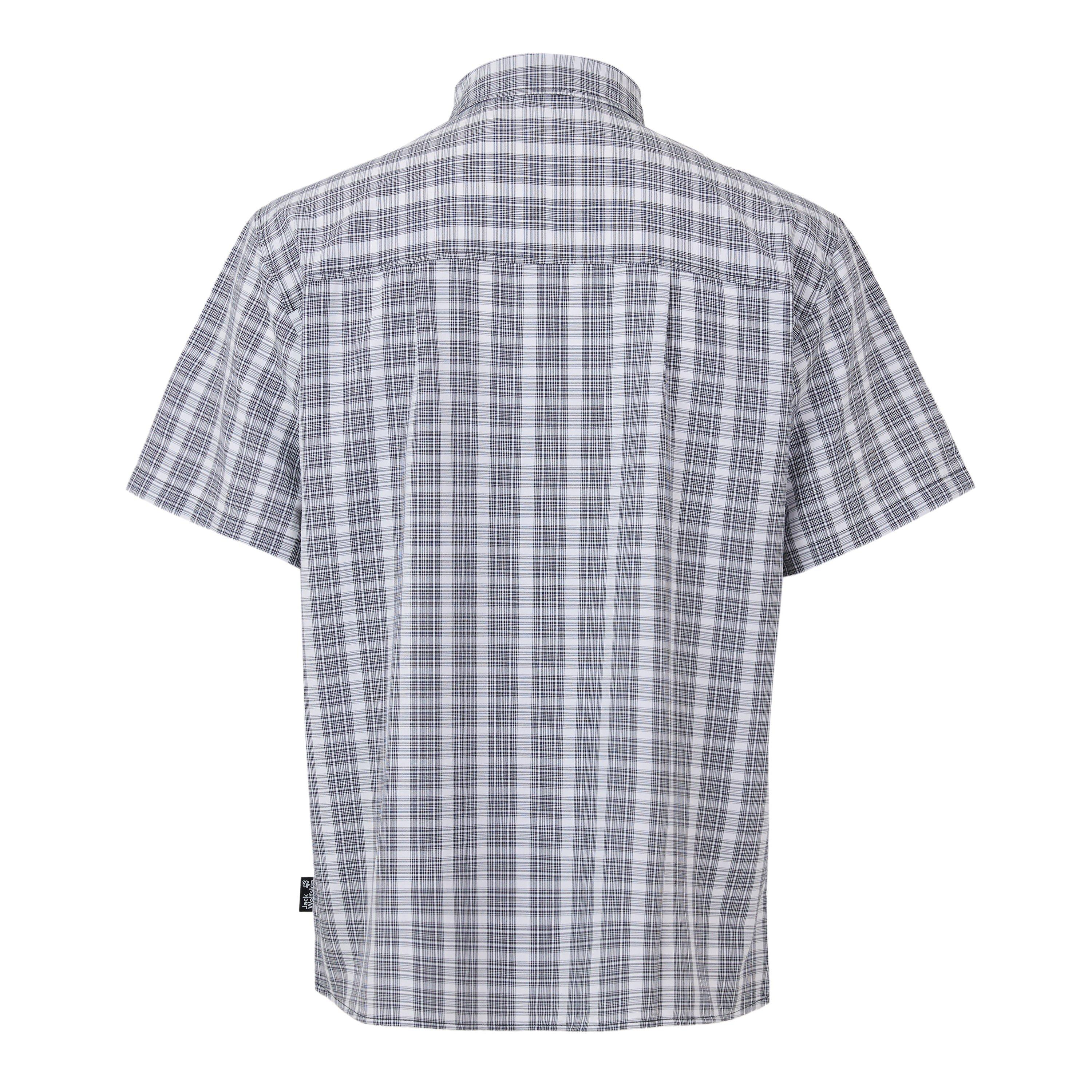 Grey - Jack Wolfskin - Men's JW Meseta Short-Sleeve Performance T-Shirt - 2