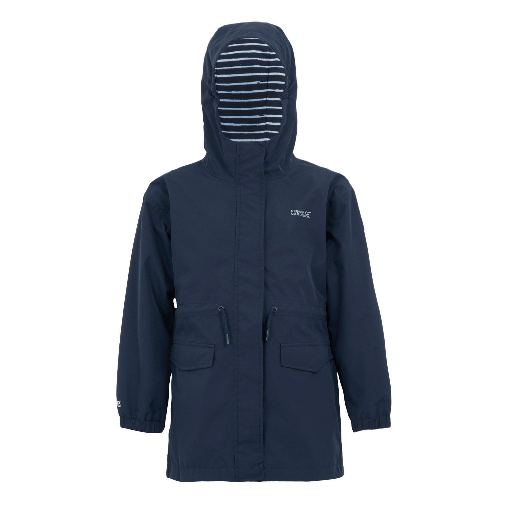 Regatta Girls Kids' Ballina Isotex Waterproof Jacket - Navy - 9-10 (M)