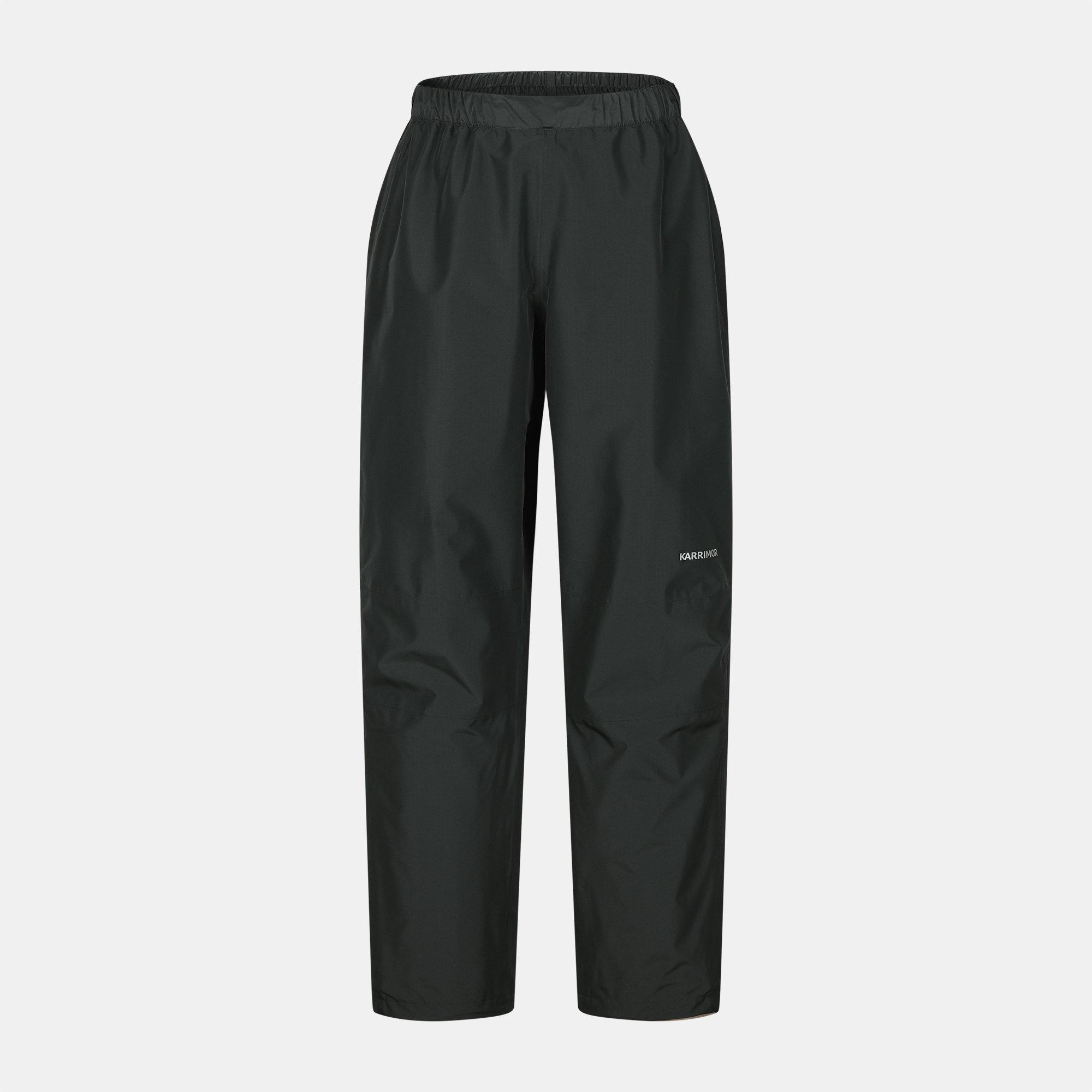 Preto - Karrimor - Men's Water Resistant 10,000mm Zipped Cuffs Trousers - 1