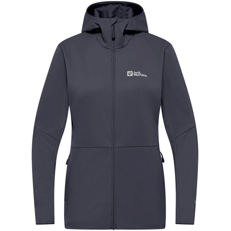 Jack Wolfskin Women's Feldberg Waterproof Softshell Jacket - Graphite - 14 (L)