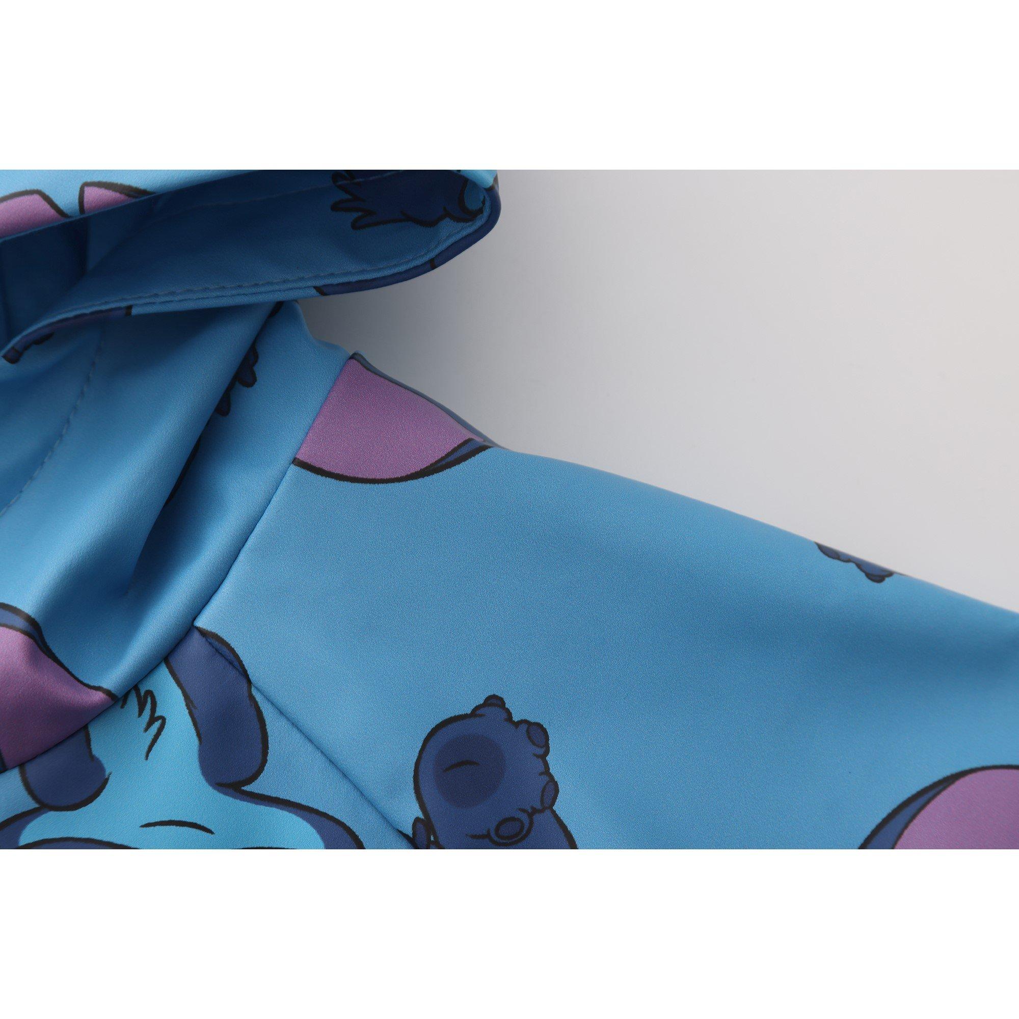 Stitch - Character - Disney Print Waterproof Long Sleeve Hooded Rain Anorak - 5