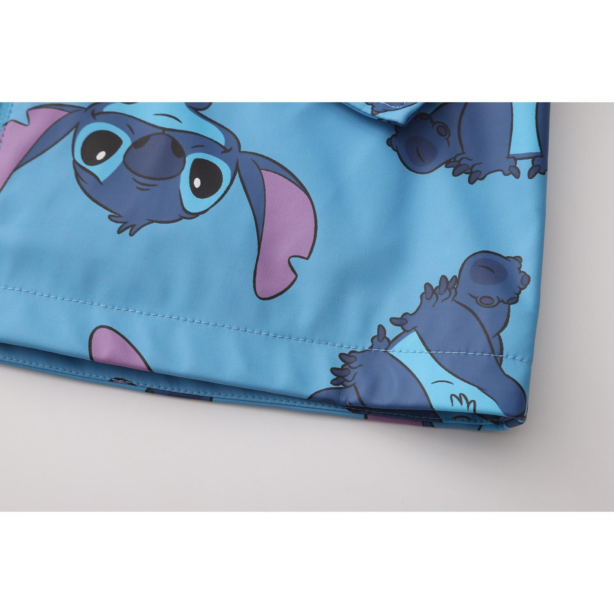 Stitch - Character - Disney Print Waterproof Long Sleeve Hooded Rain Anorak - 10