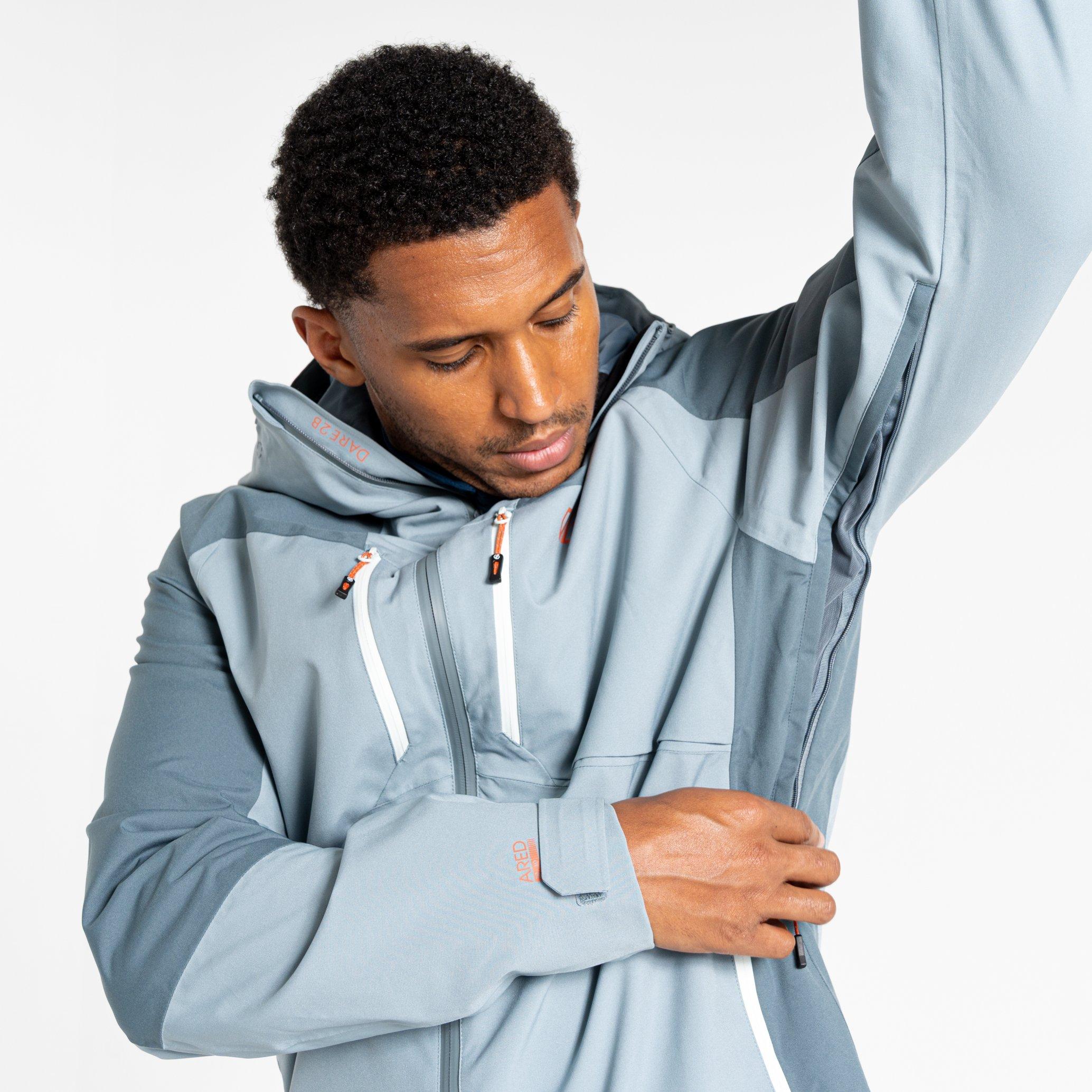 Tempestuoso/Cinzento - Dare 2b - Dare2b Arising Walking Waterproof Jacket - 6