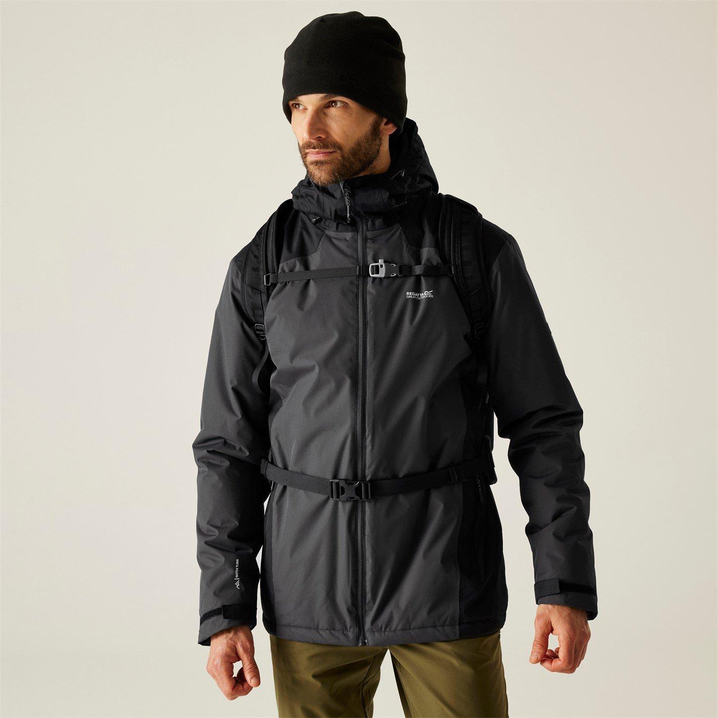 Ceniza/Negro - Regatta - Men's Thornridge Waterproof Insulated Puffer Jacket - 1