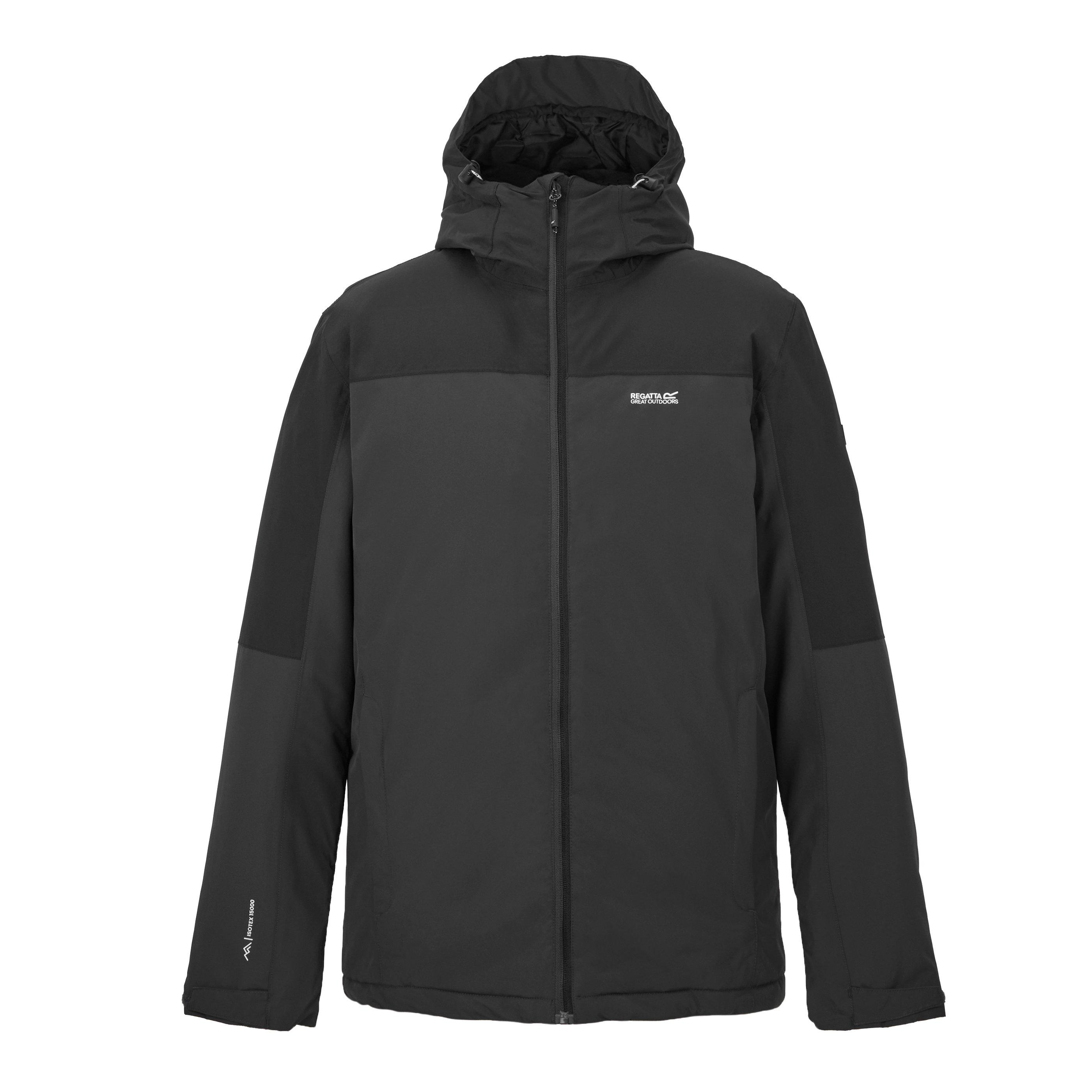 Ash/Black - Regatta - Men's Thornridge Waterproof Insulated Puffer Jacket - 7