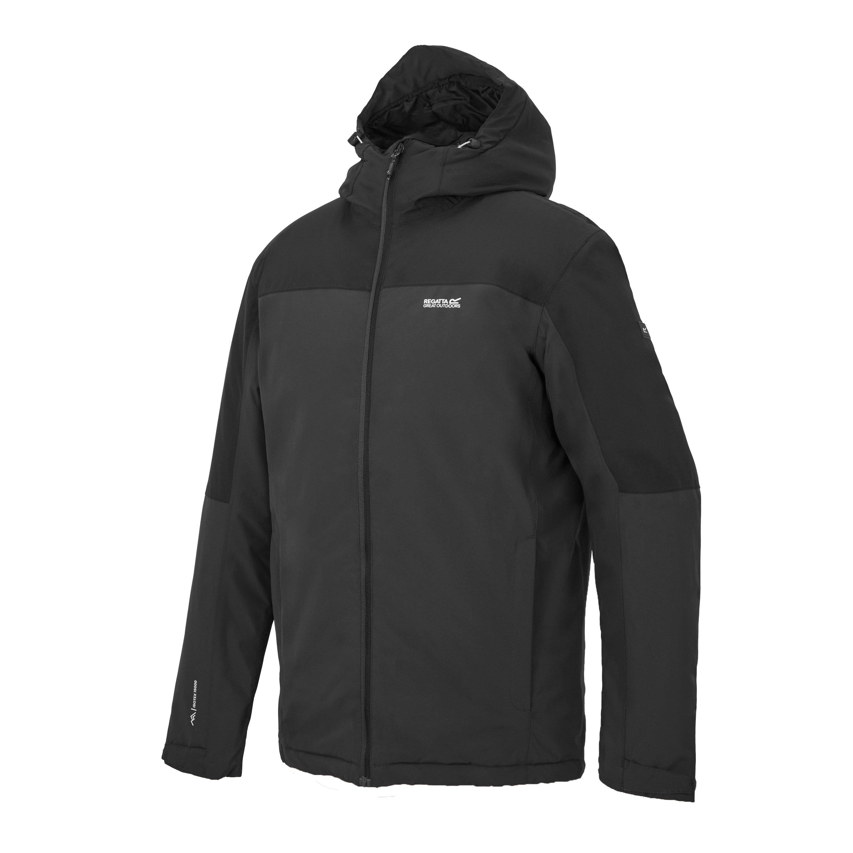 Ash/Black - Regatta - Men's Thornridge Waterproof Insulated Puffer Jacket - 9