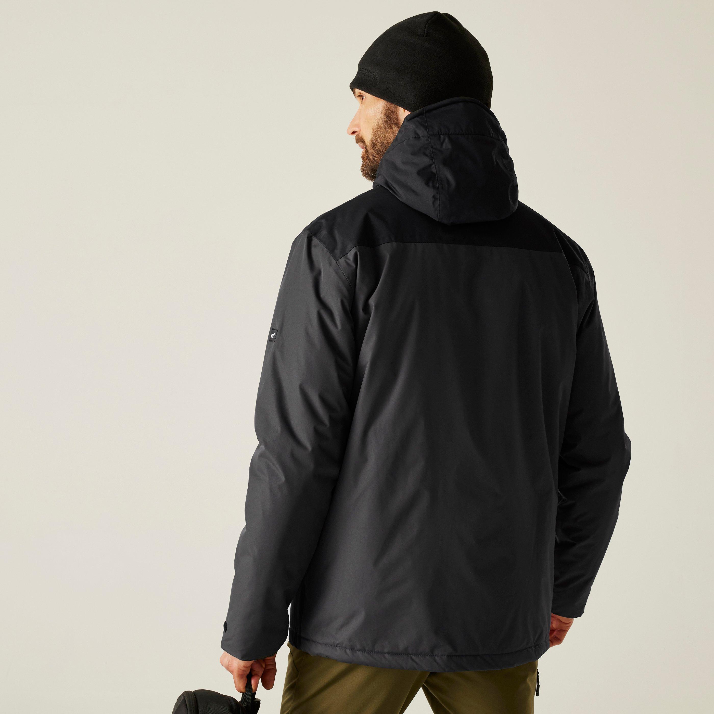 Ash/Black - Regatta - Men's Thornridge Waterproof Insulated Puffer Jacket - 3