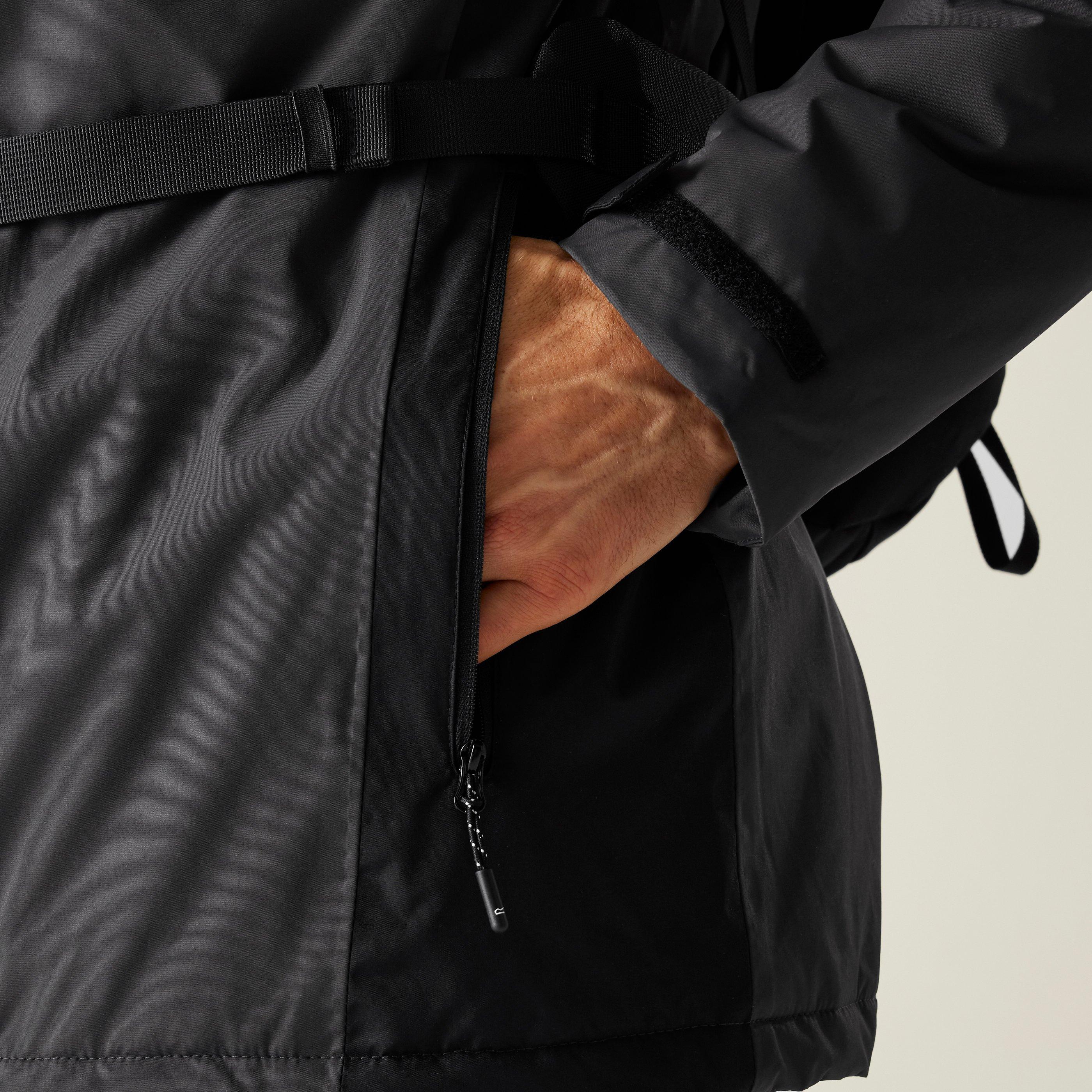 Ash/Black - Regatta - Men's Thornridge Waterproof Insulated Puffer Jacket - 6