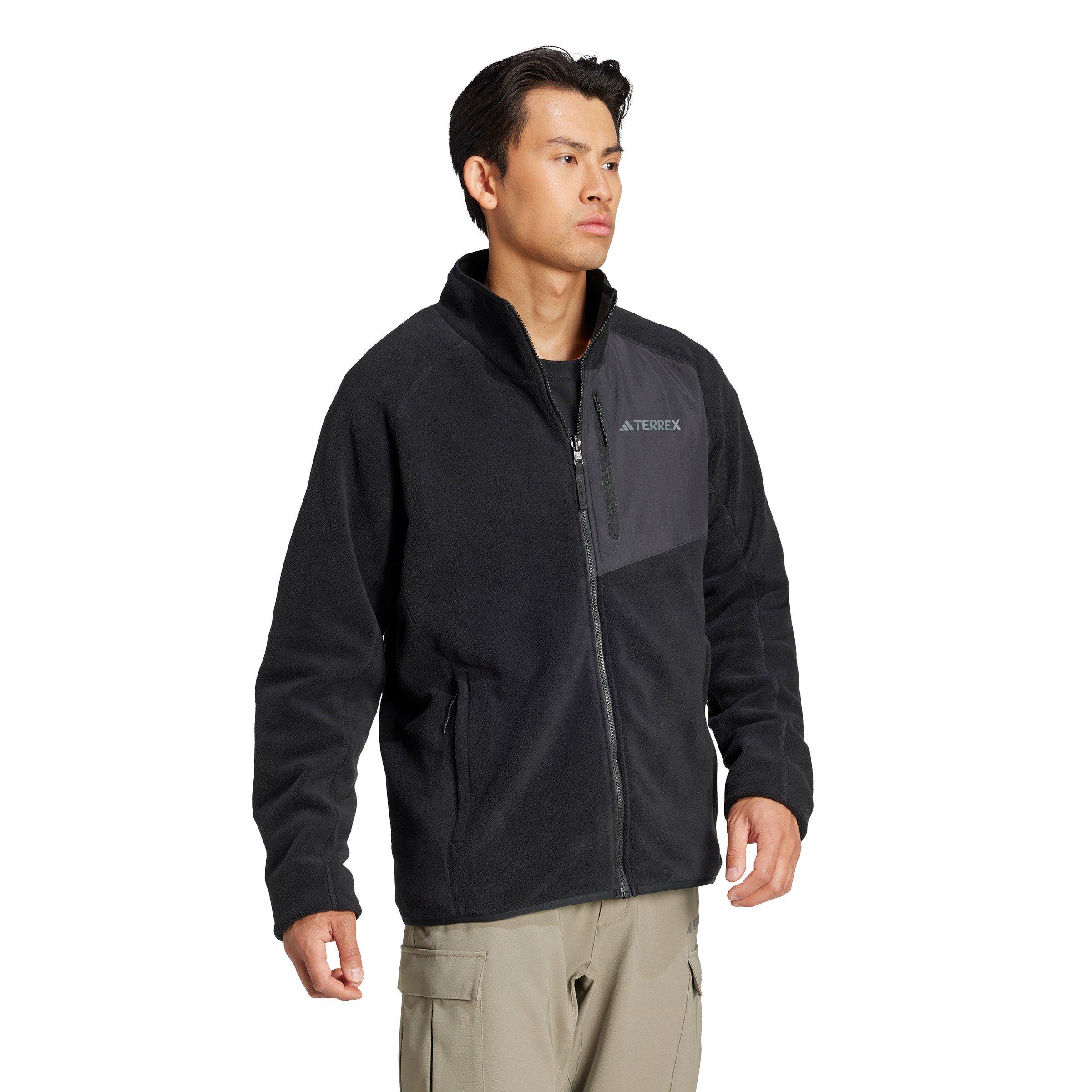 Zwart - adidas - Mt Fleece Jkt Sn99 - 4