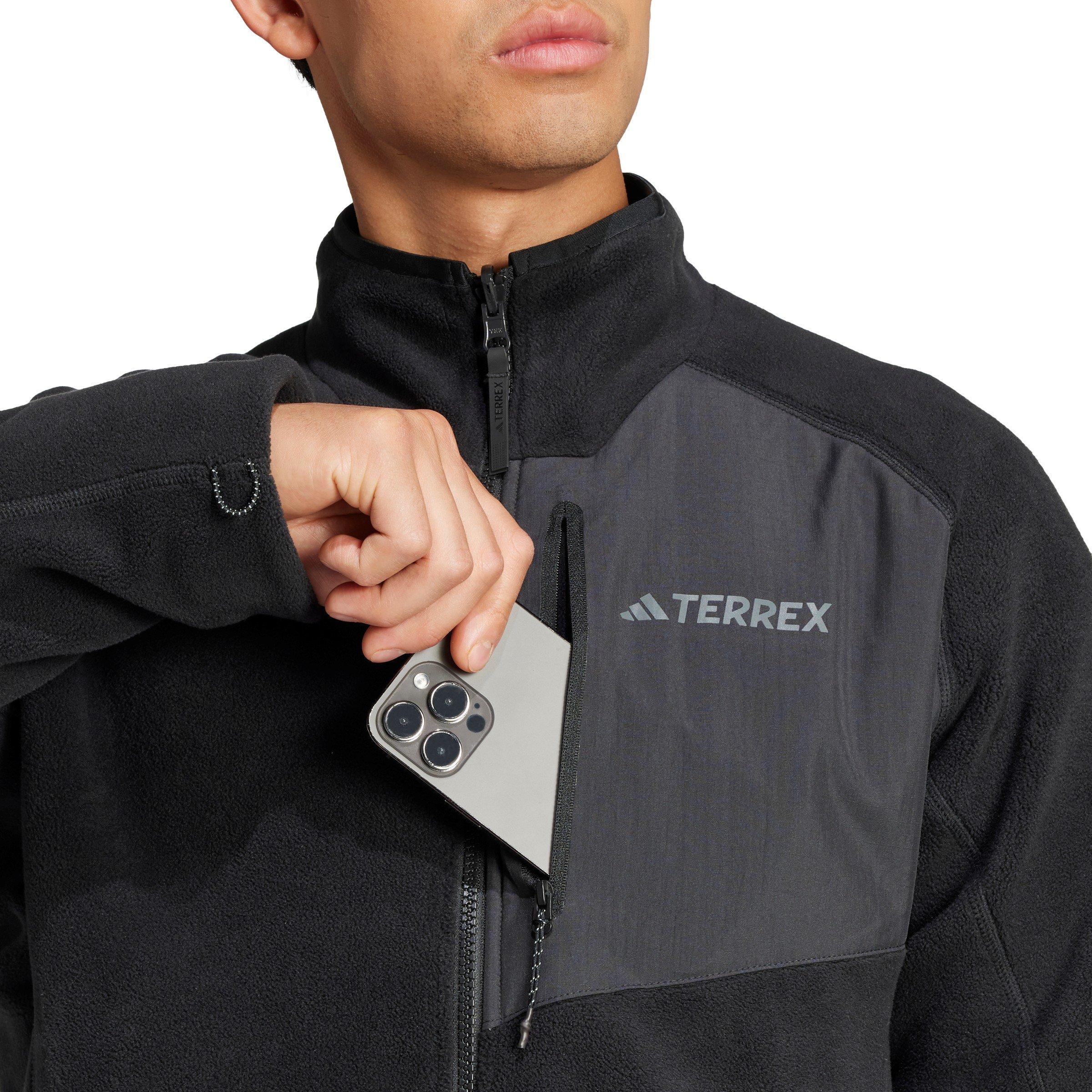 Zwart - adidas - Mt Fleece Jkt Sn99 - 6