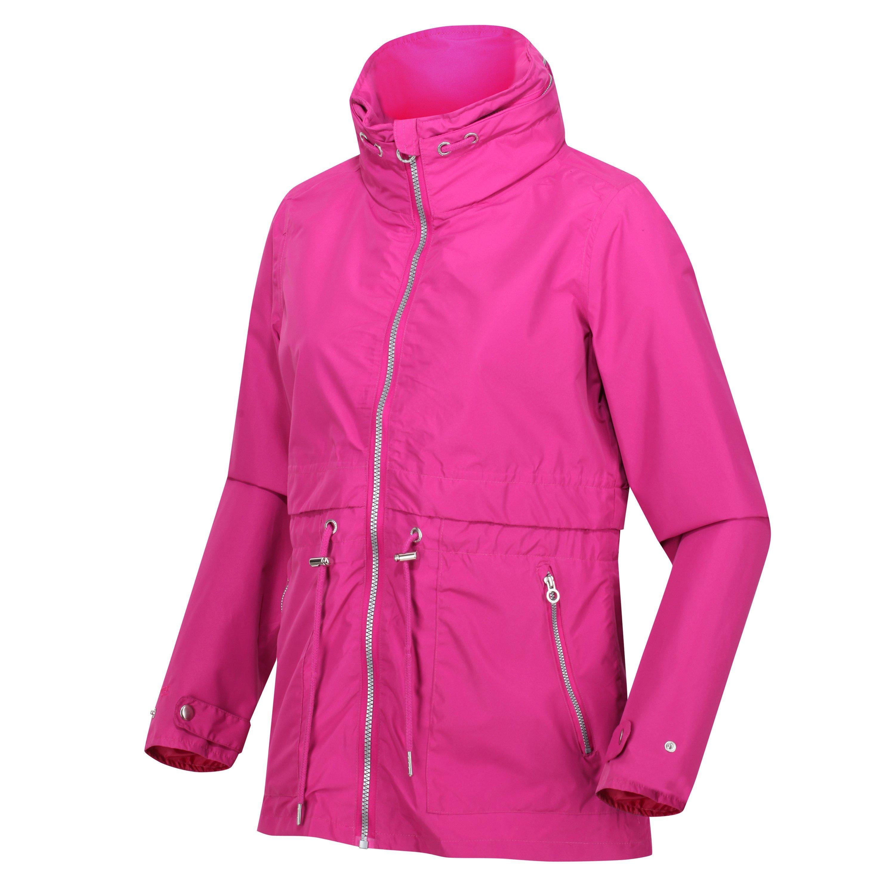 Fuchsia - Regatta - Women's Nadira Waterproof Long Sleeve Jacket - 3