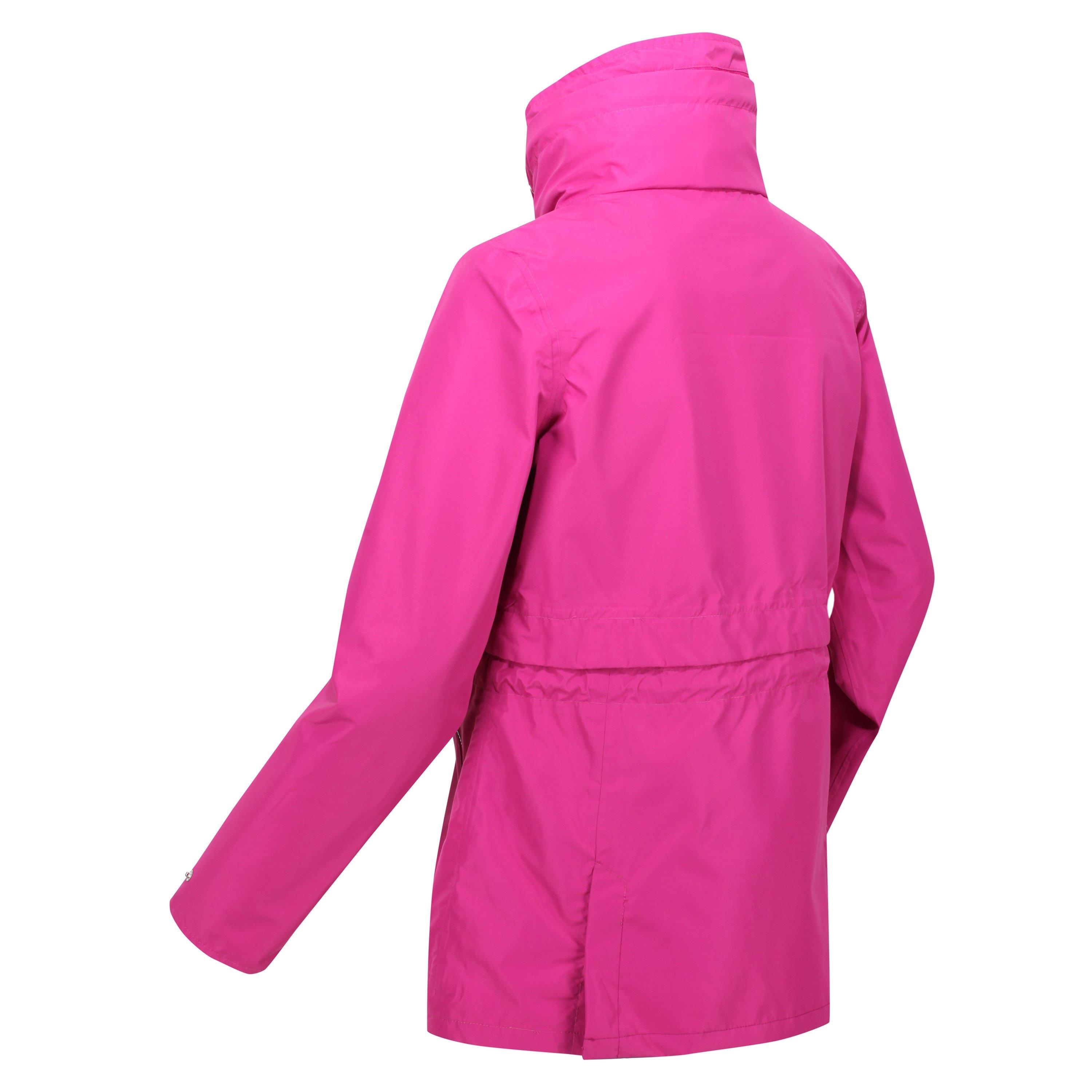 Fuchsia - Regatta - Women's Nadira Waterproof Long Sleeve Jacket - 4