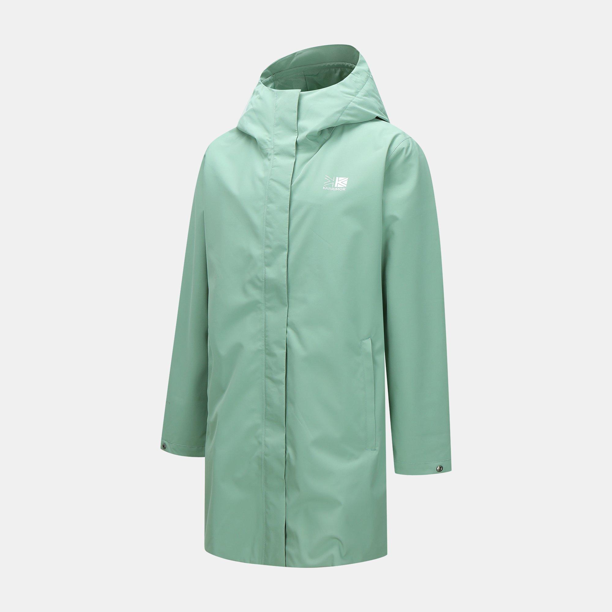 Green Bay - Karrimor - Women's Lightweight Hooded Water and Wind Resistant Knee Length Waterproof Jacket - 3