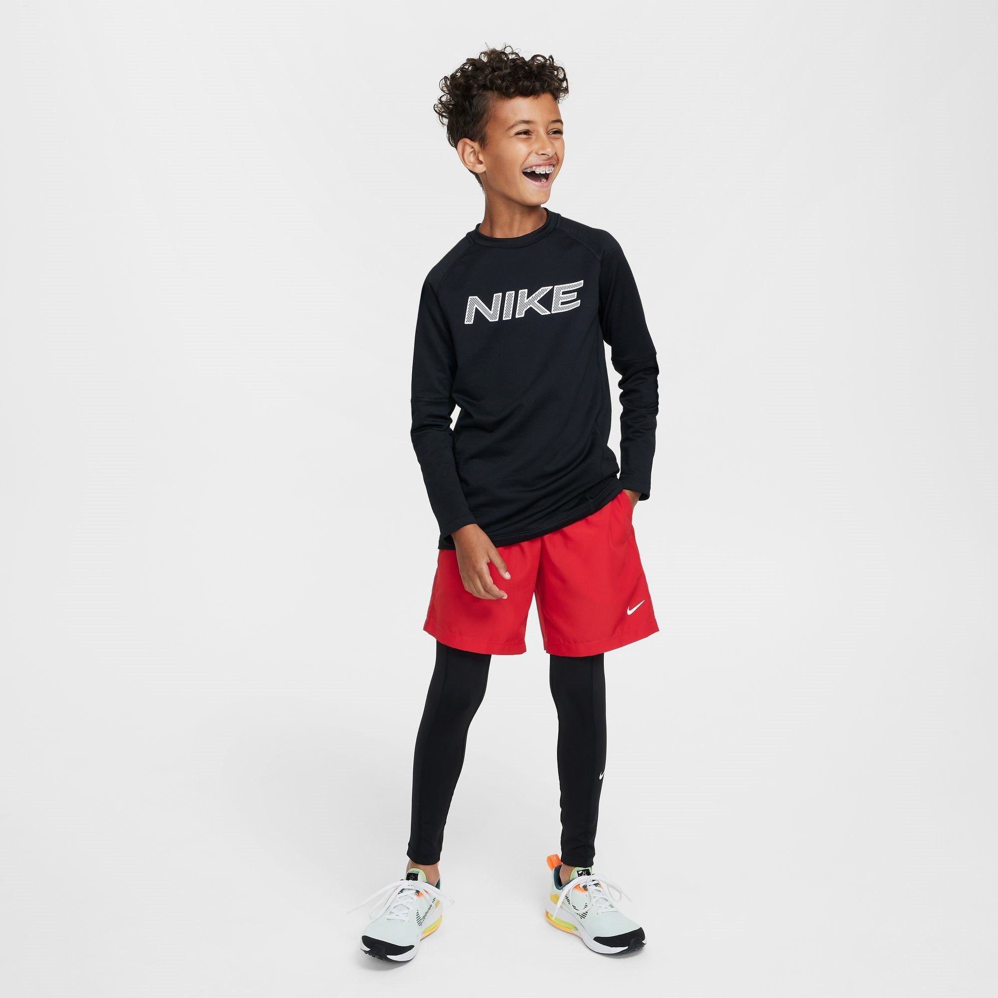 SCHWARZ/WEISS - Nike - B NP DF LS CREW Jn51 - 5