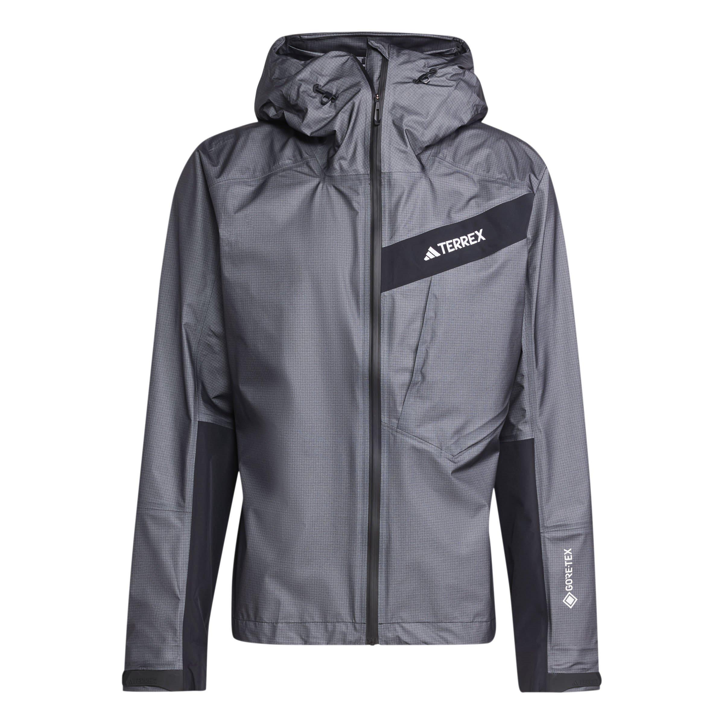 Carbon - adidas - Men's Track Gore Act Waterproof Jacket - 1