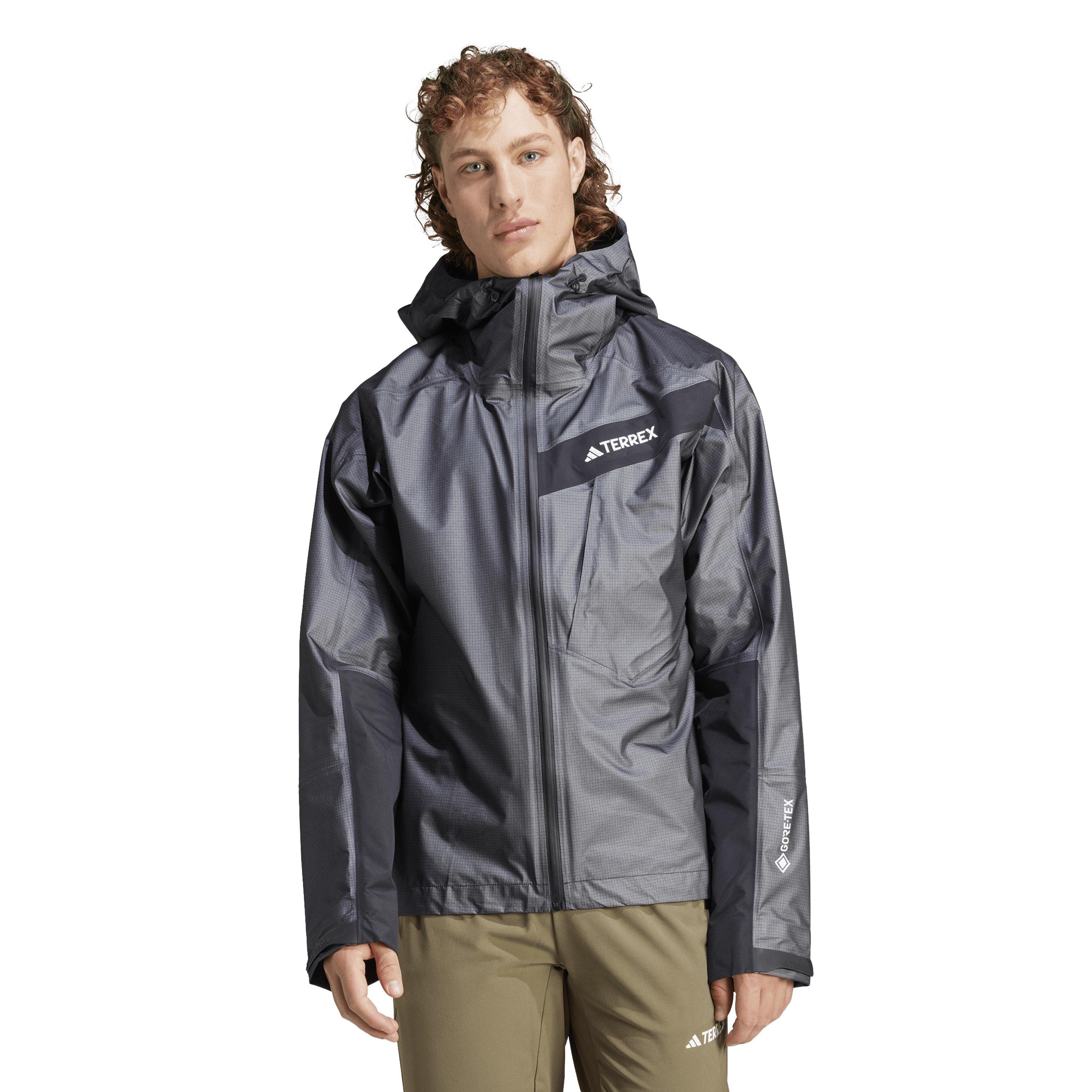 Kohlenstoff - adidas - Track Gore Act Waterproof Jacket - 2