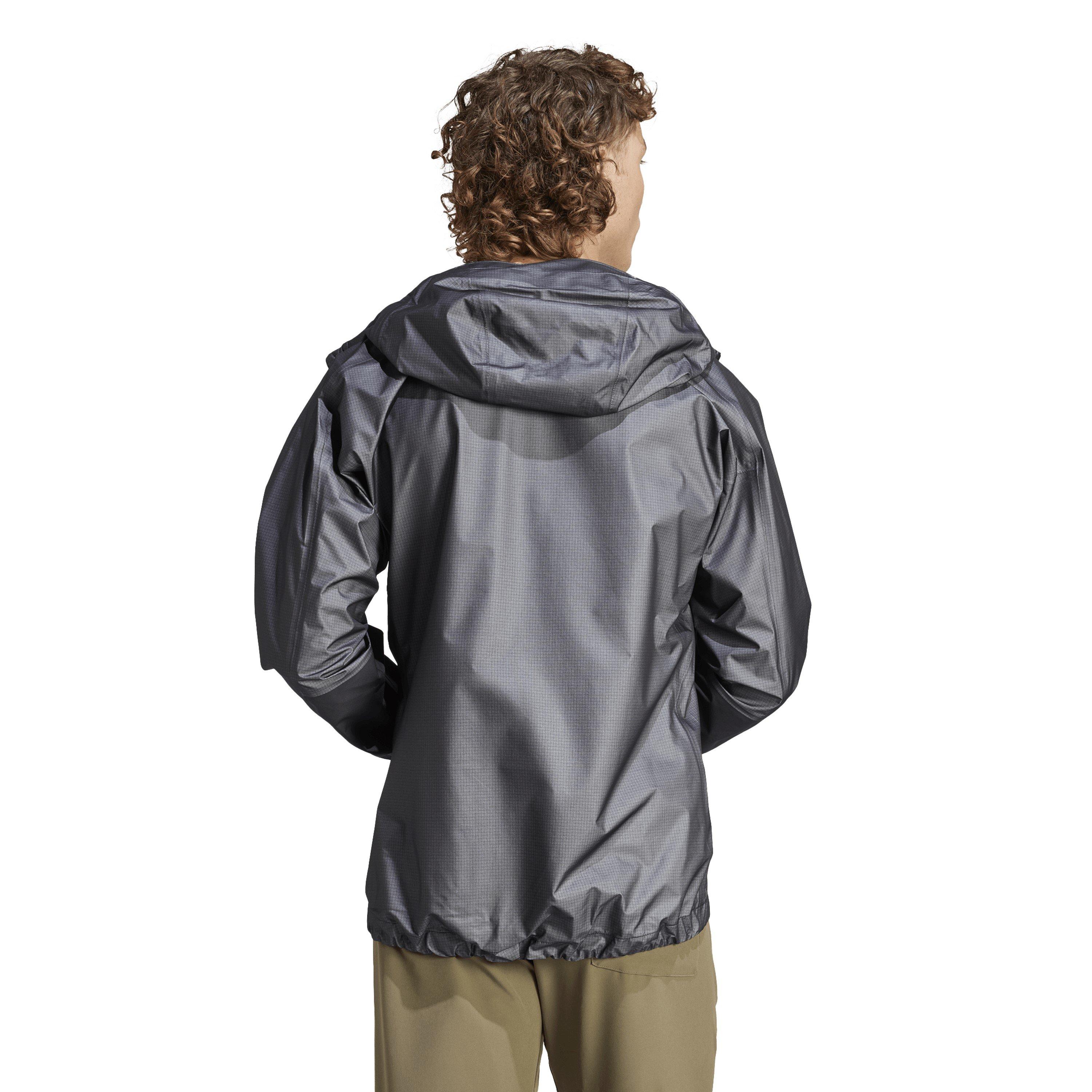 Kohlenstoff - adidas - Track Gore Act Waterproof Jacket - 3