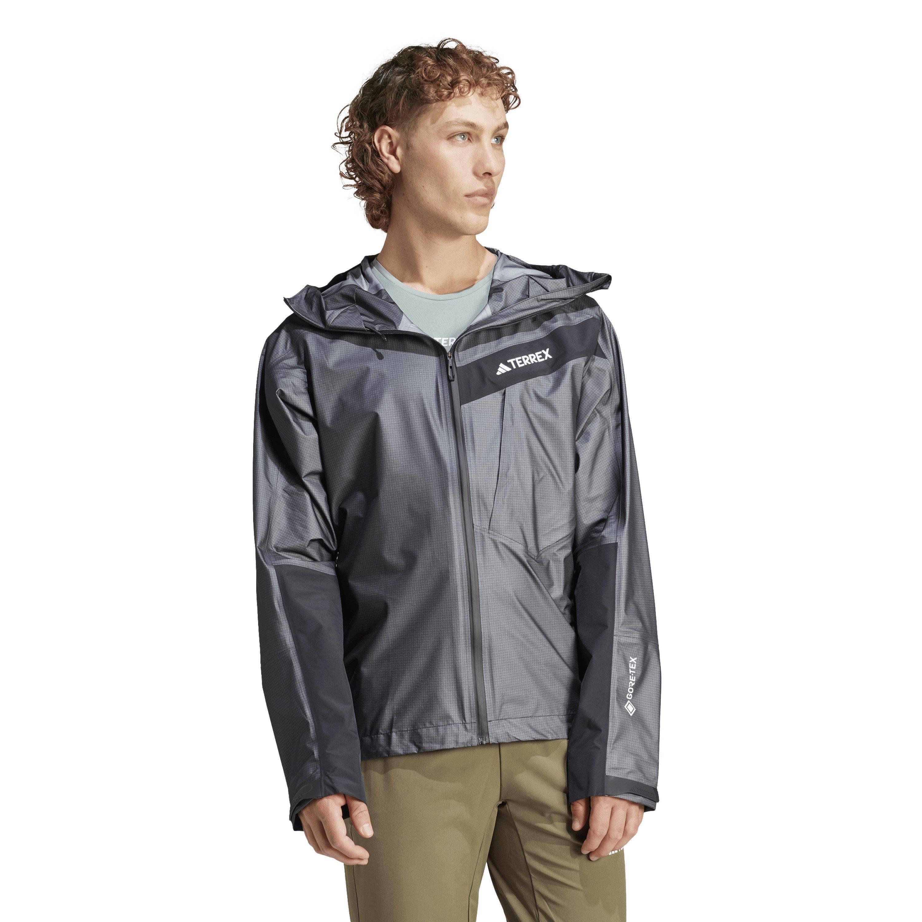 Kohlenstoff - adidas - Track Gore Act Waterproof Jacket - 7