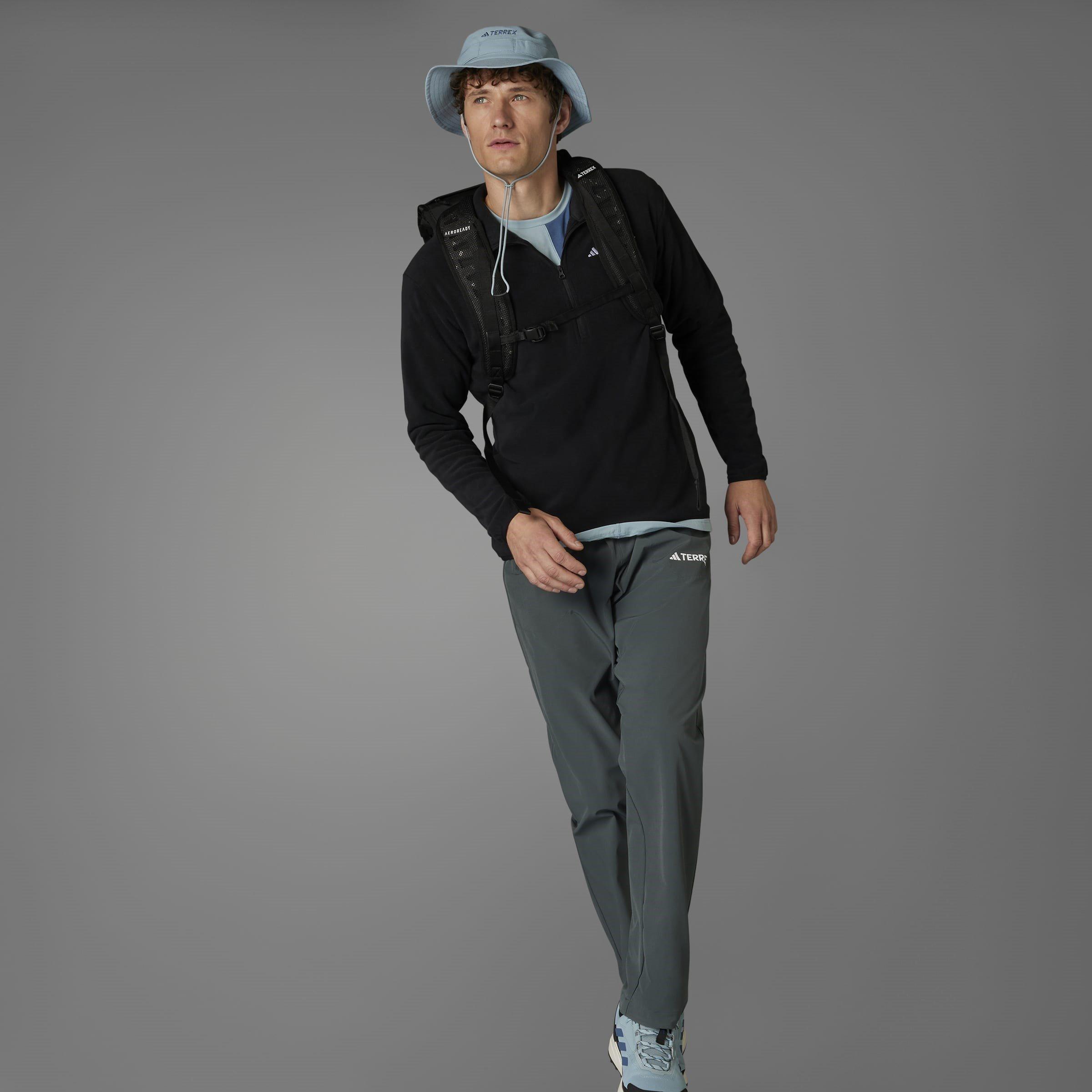 Black - adidas - Terrex Multi Essentials half Zip Fleece Jacket - 14