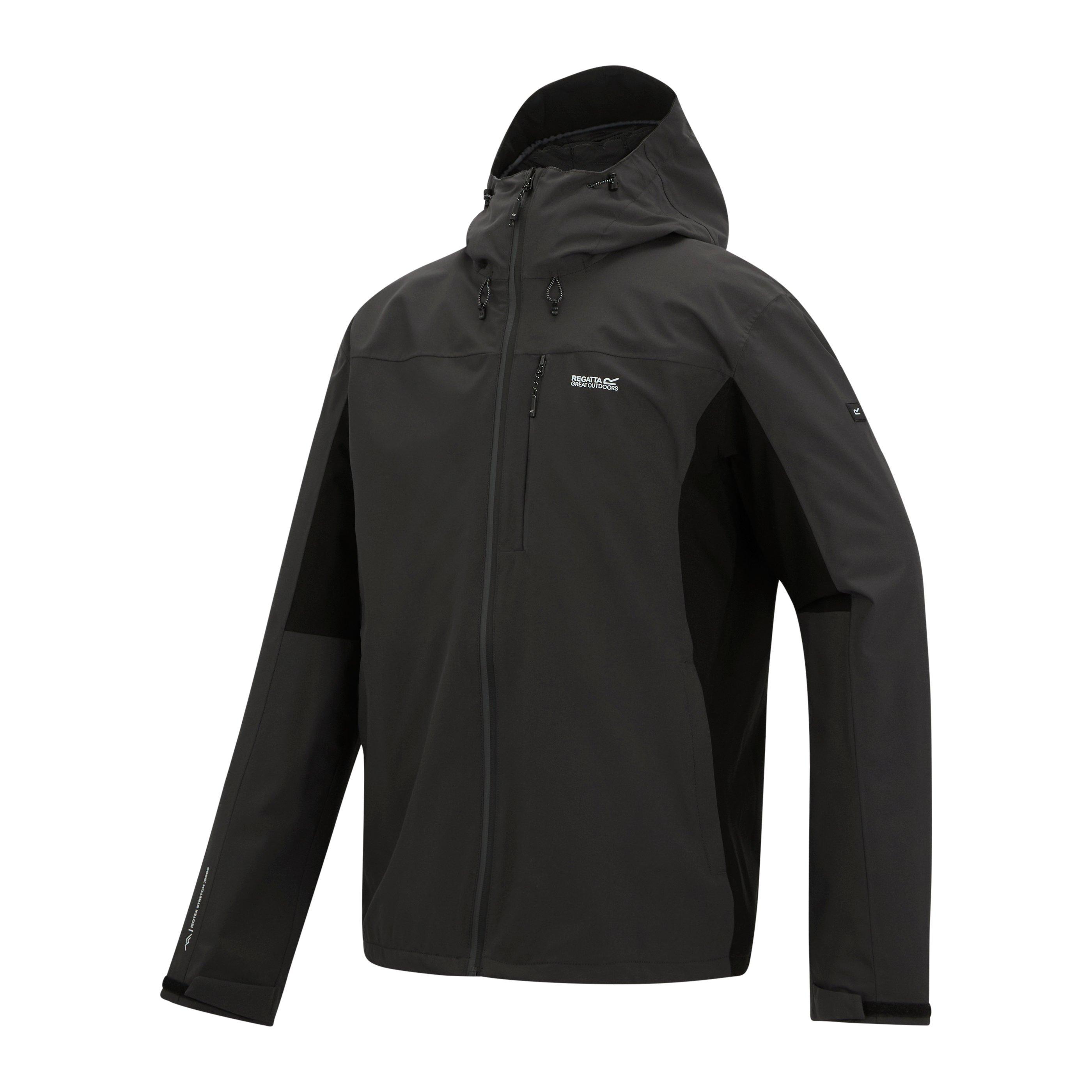 Cenere/Nero - Regatta - Birchdale Waterproof Jacket Mens - 8