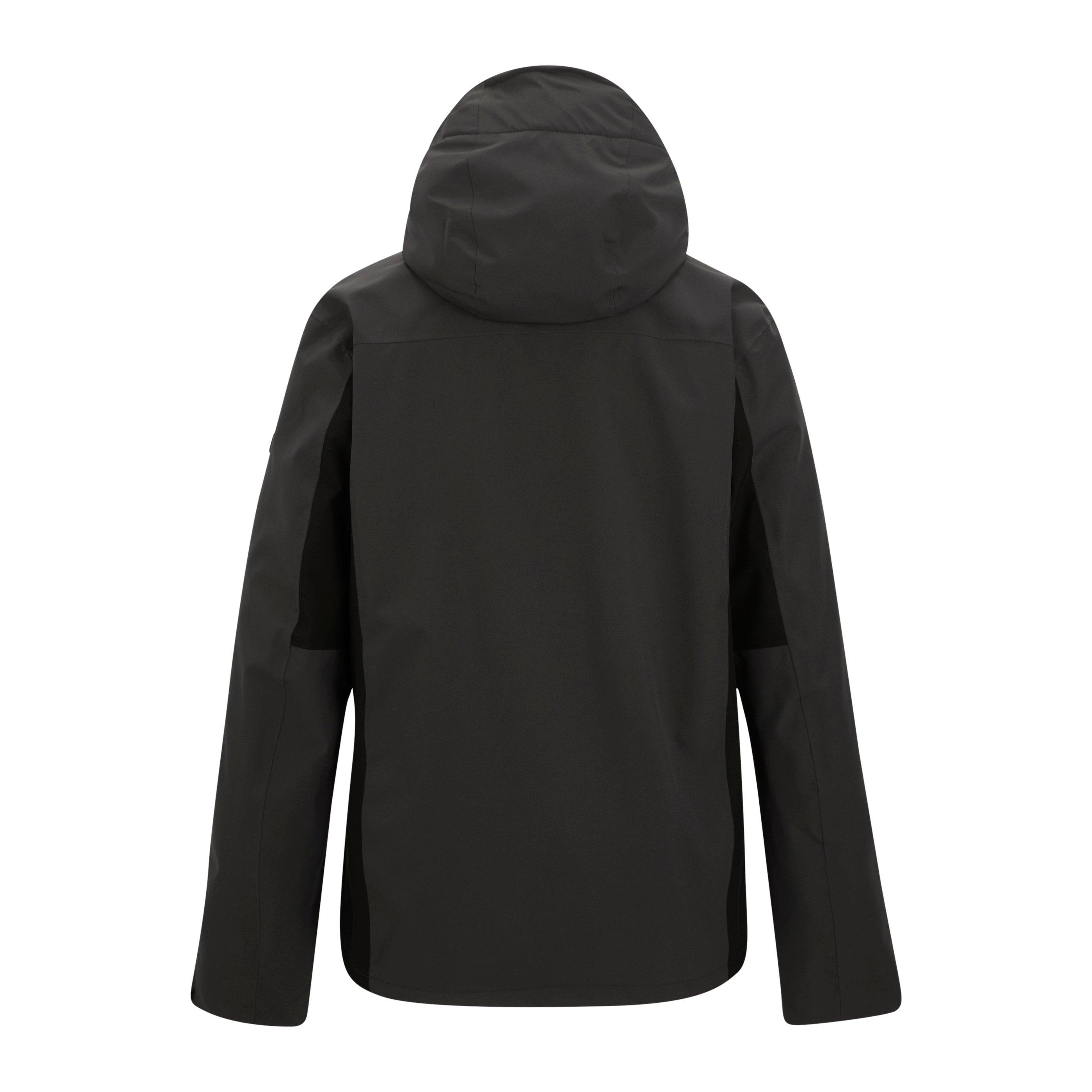 Ash/Black - Regatta - Birchdale II Isotex 15000 Breathable Long Sleeve Waterproof Jacket - 9