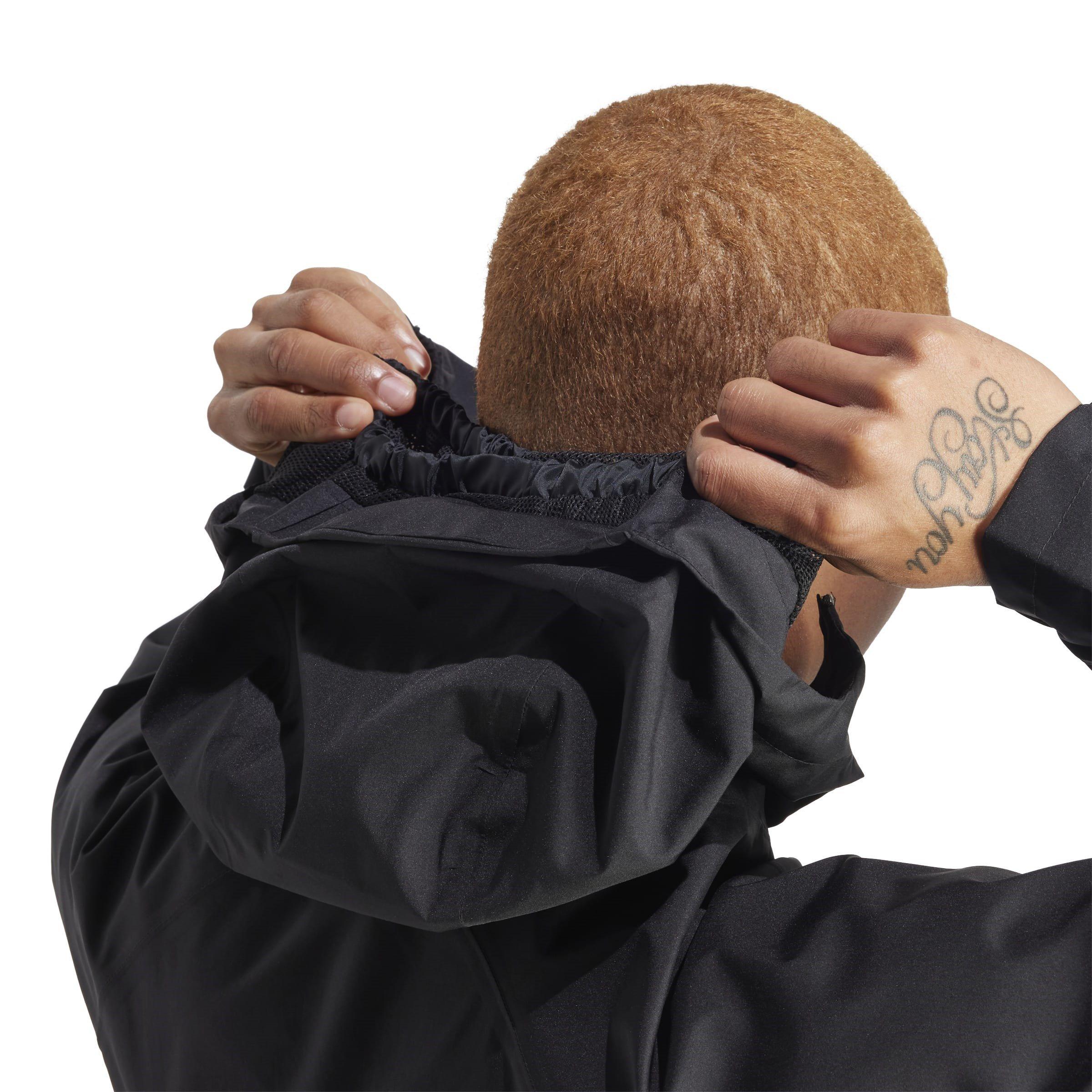 Zwart - adidas - Terrex Xperior Waterproof Jacket Mens - 6