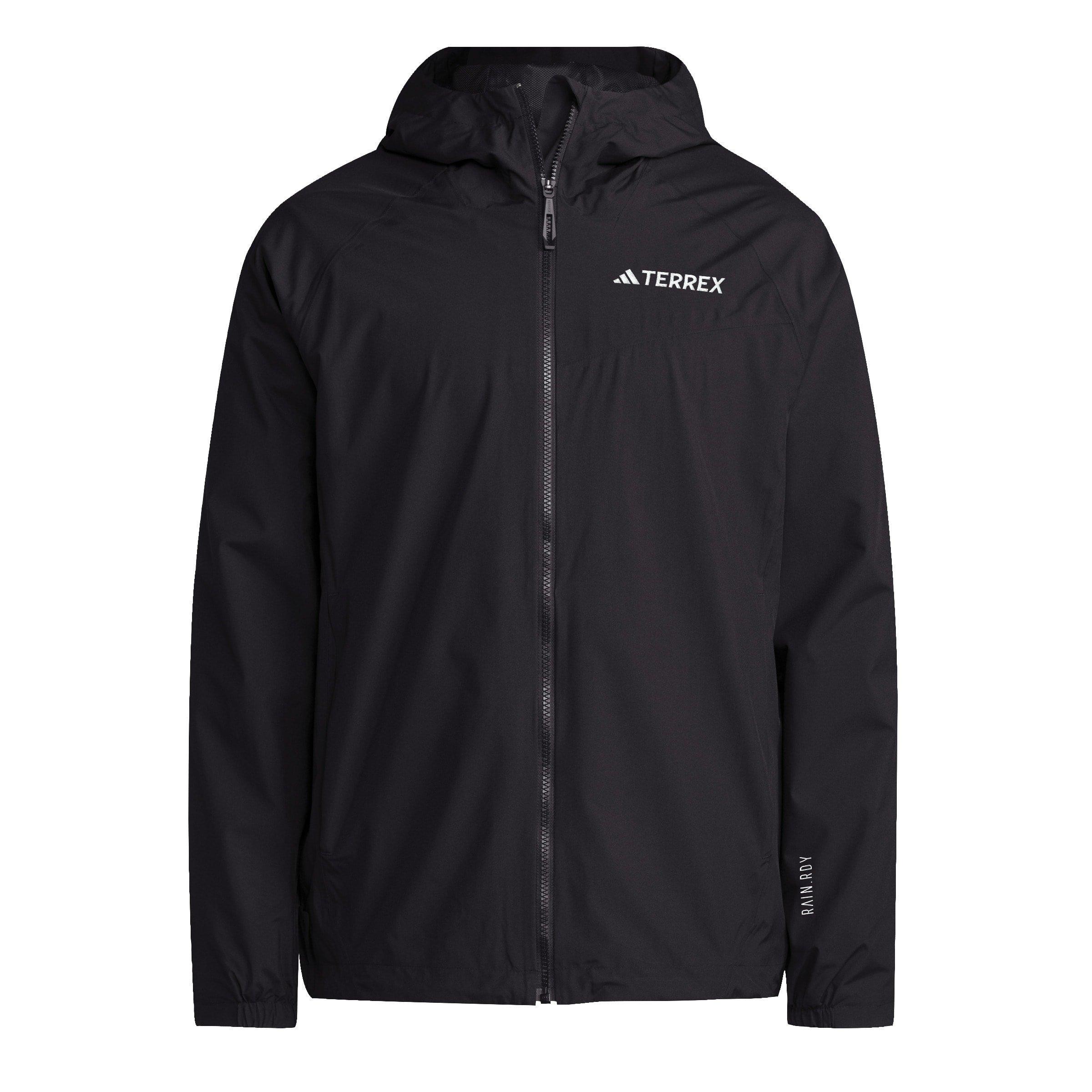 Zwart - adidas - Terrex Xperior Waterproof Jacket Mens - 8