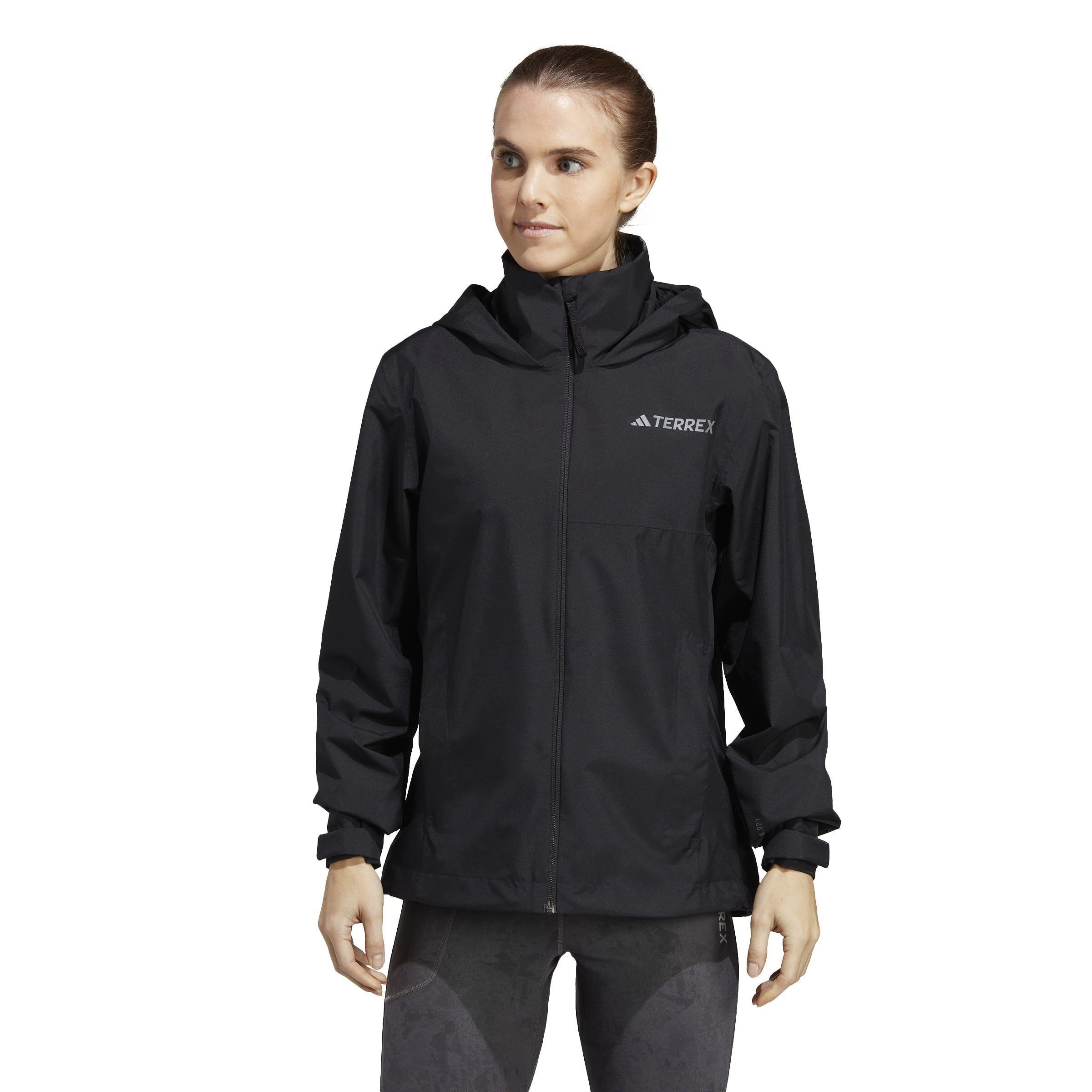 Nero - adidas - Terrex Two-Layer Rain.RDY Long Sleeve Waterproof Jacket - 2