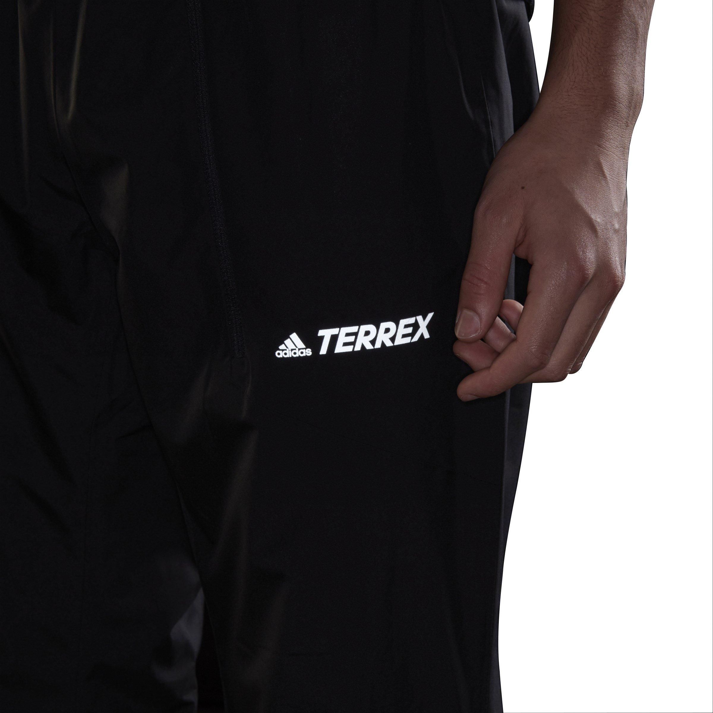 Black - adidas - Terrex RAIN.RDY Primegreen Rain Pant Mens - 9