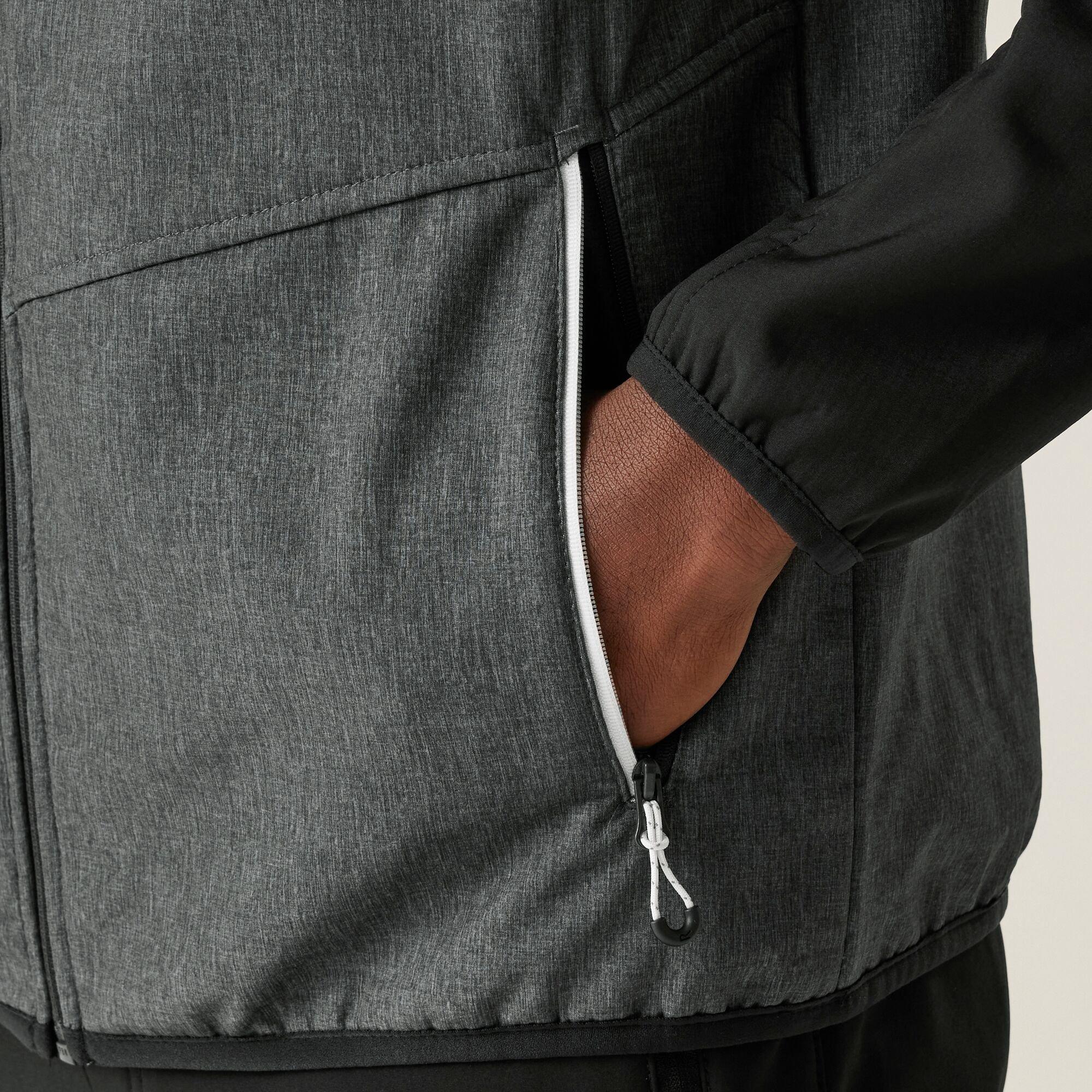 Ashmarl/Blck - Regatta - Men's Arec III Water and Wind Resistant Long Sleeve Hooded Softshell Jacket - 5