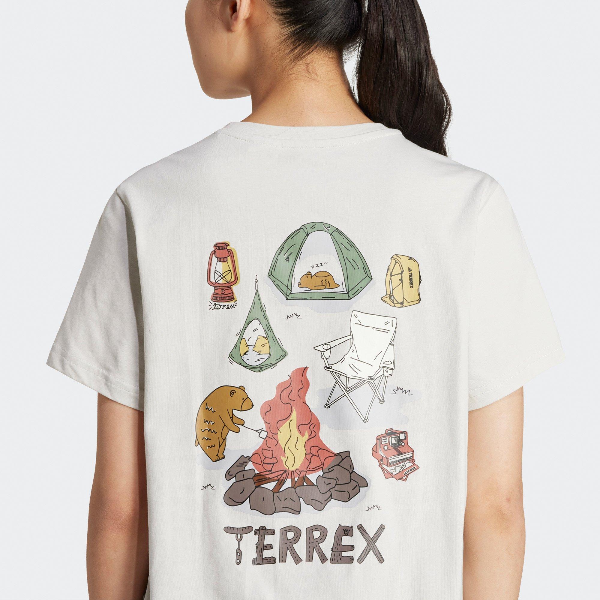 Orbit Grey - adidas - adidas Womens Terrex Polygiene Graphic T-Shirt - 4