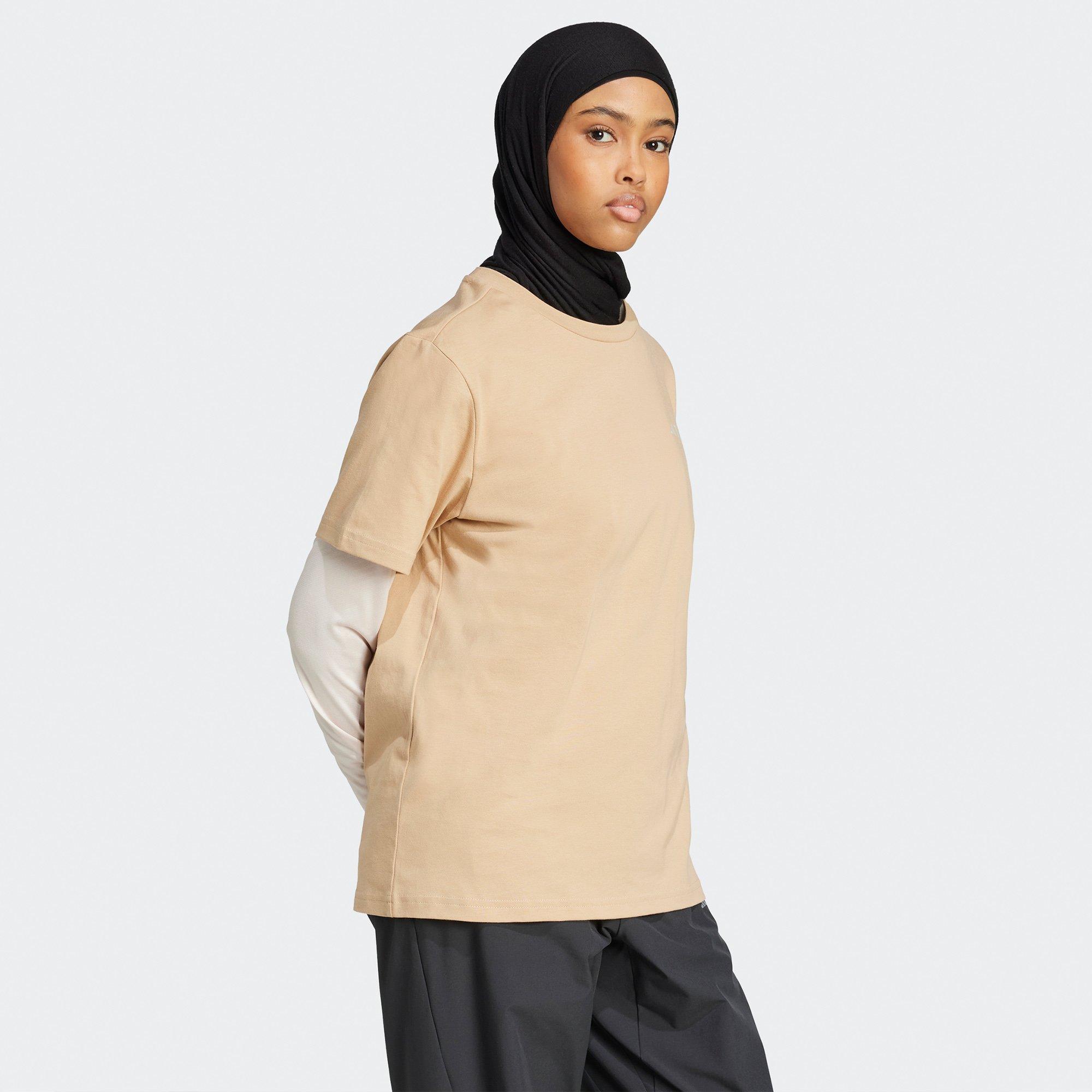 Warm Sandstone - adidas - Womens Terrex Polygiene Graphic T-Shirt - 6