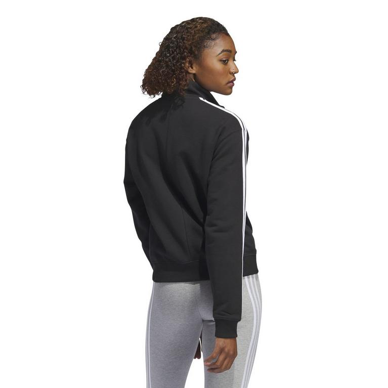 Noir/Blanc - adidas - Quarter Zip Sweater Womens - 3