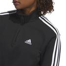 Noir/Blanc - adidas - Quarter Zip Sweater Womens - 5