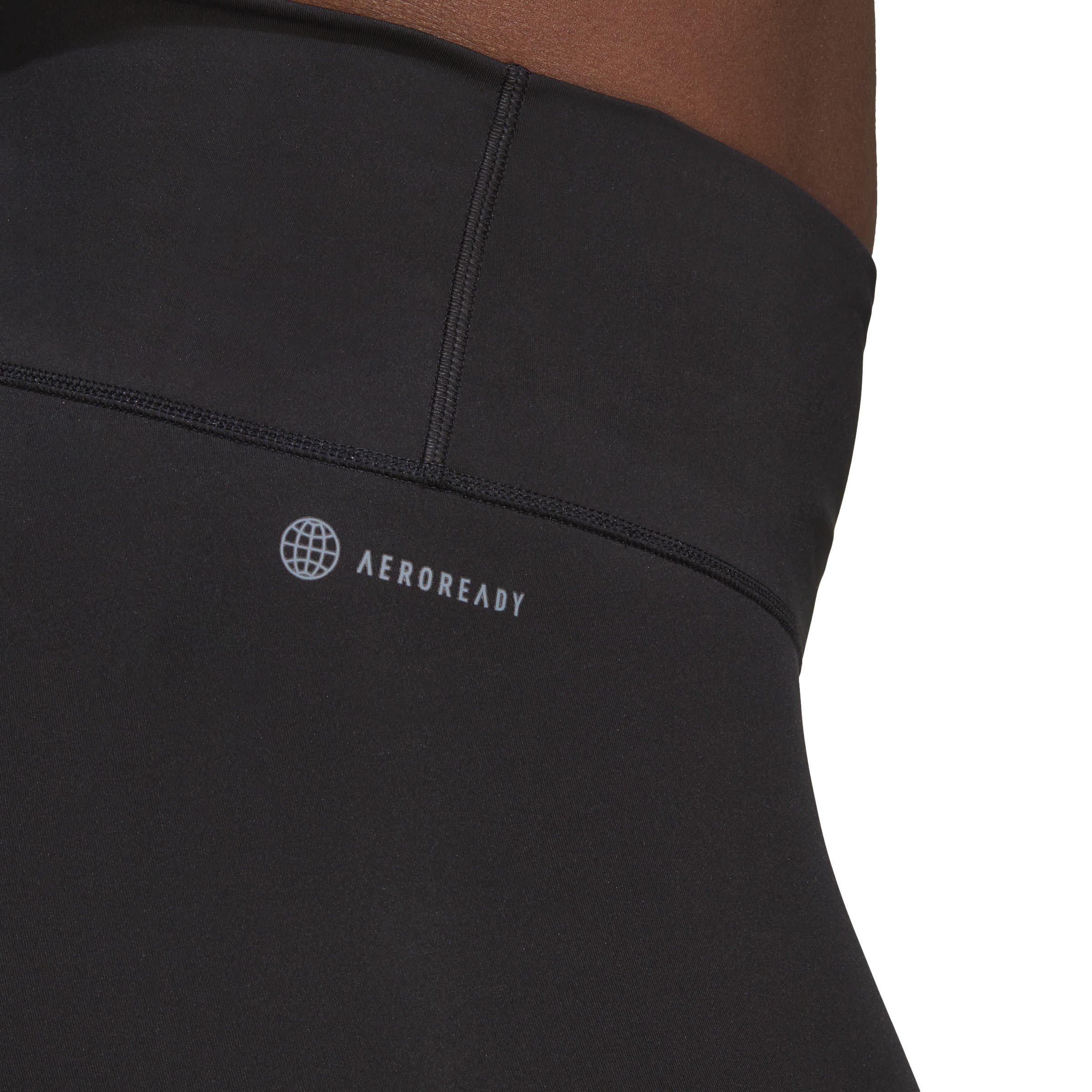 Black - adidas - Optime Training Tights (Plus Size) Womens - 6