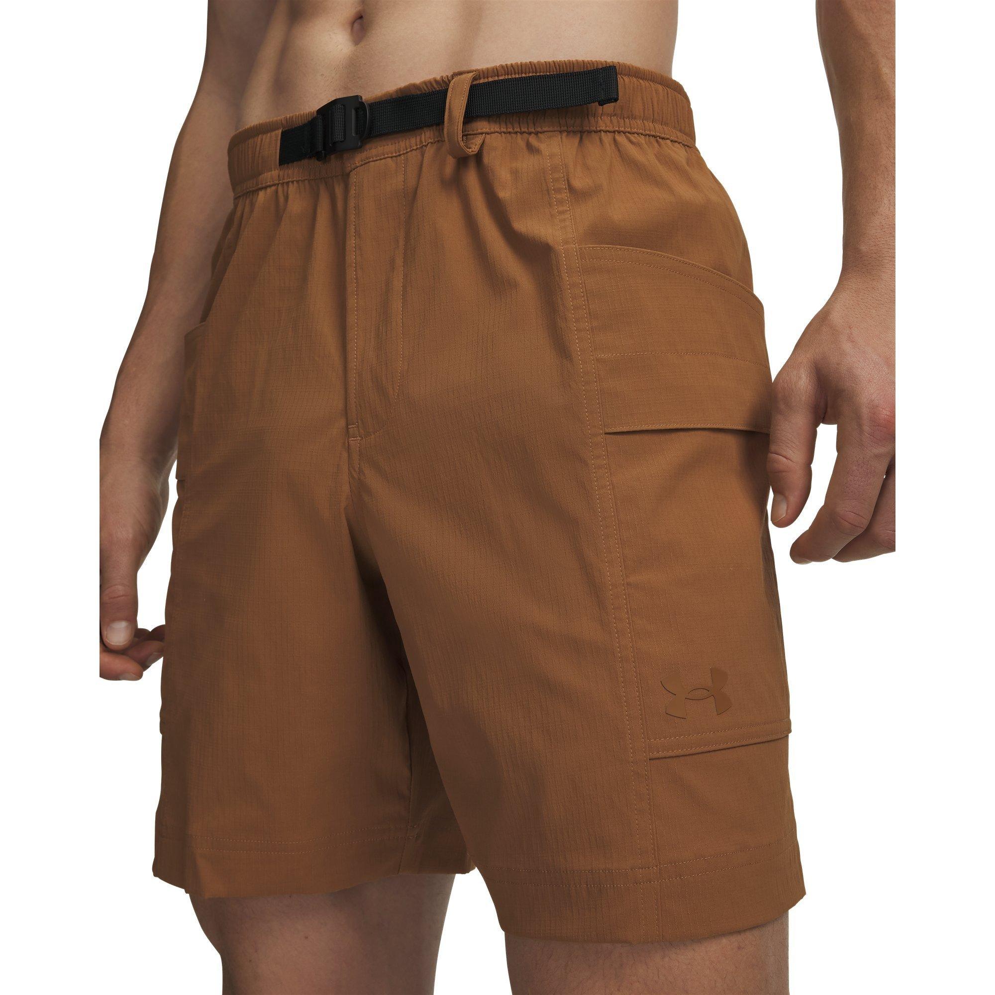 Marrone/Nero - Under Armour - Men's Exlor Cargo Walking Shorts - 3