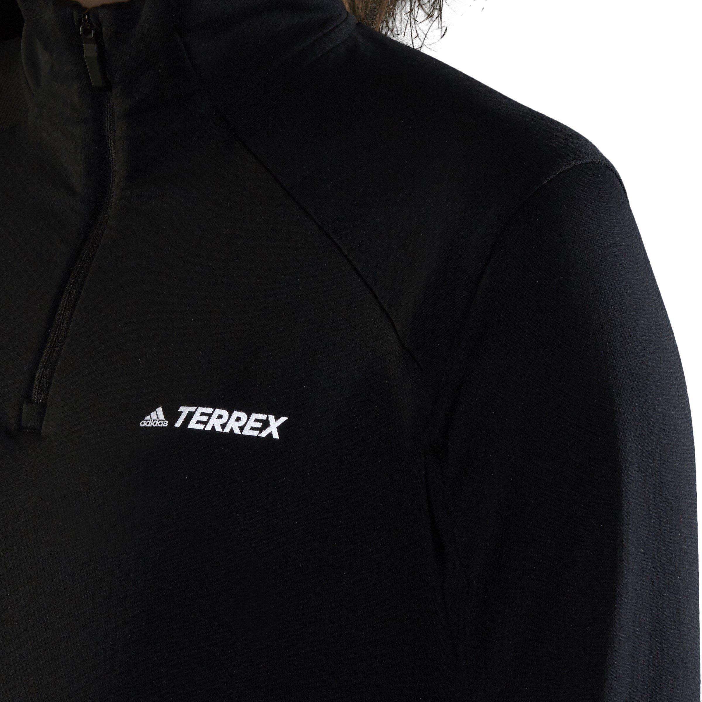 Negro - adidas - Terrex Fleece Top Womens - 5