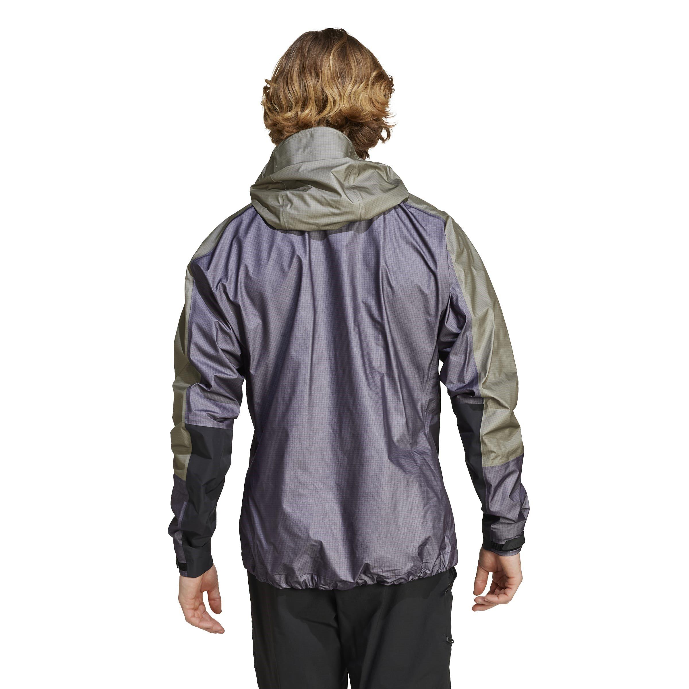 Aurora Black - adidas - Track Gore-Tex Waterproof Jacket - 3