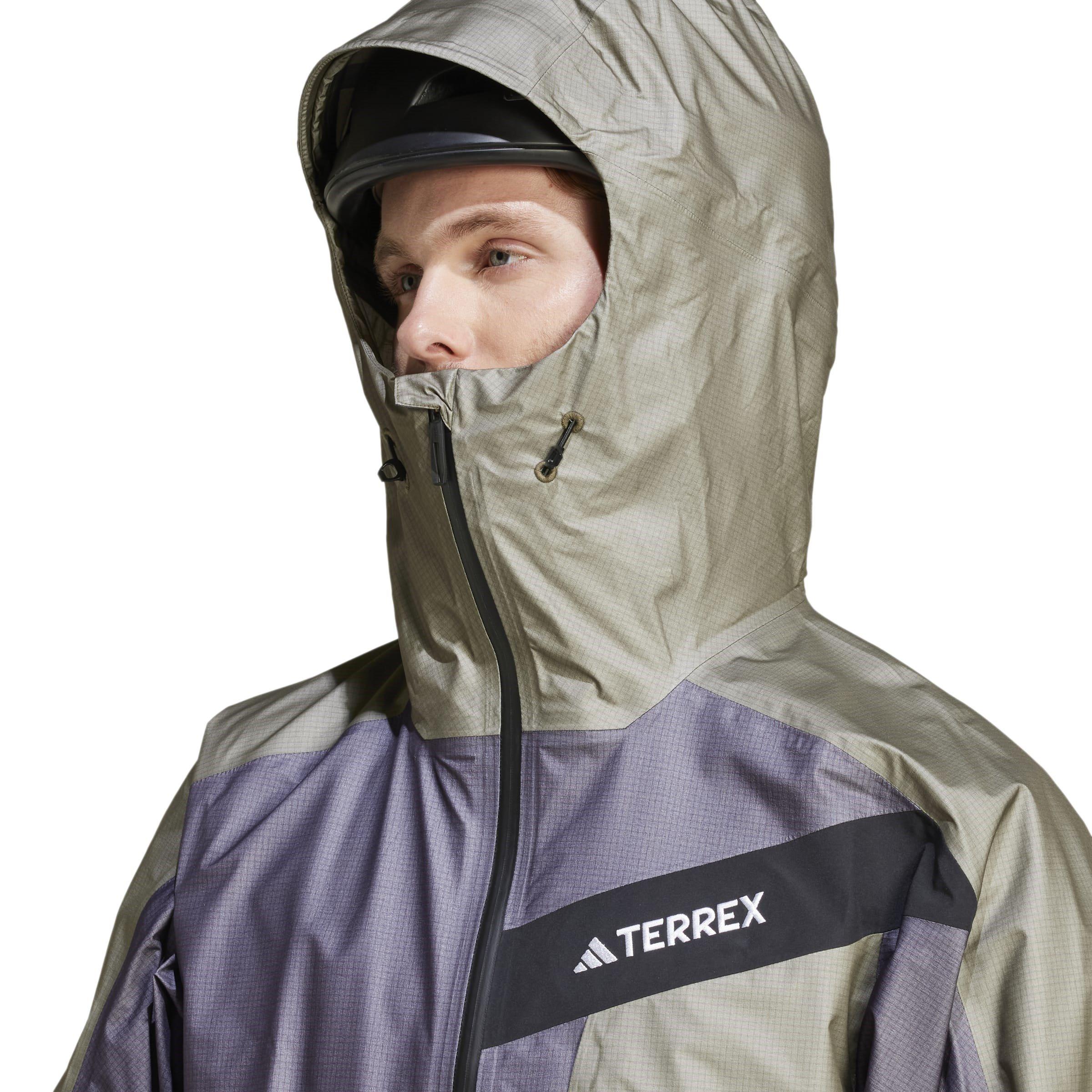 Aurora Black - adidas - Track Gore-Tex Waterproof Jacket - 5